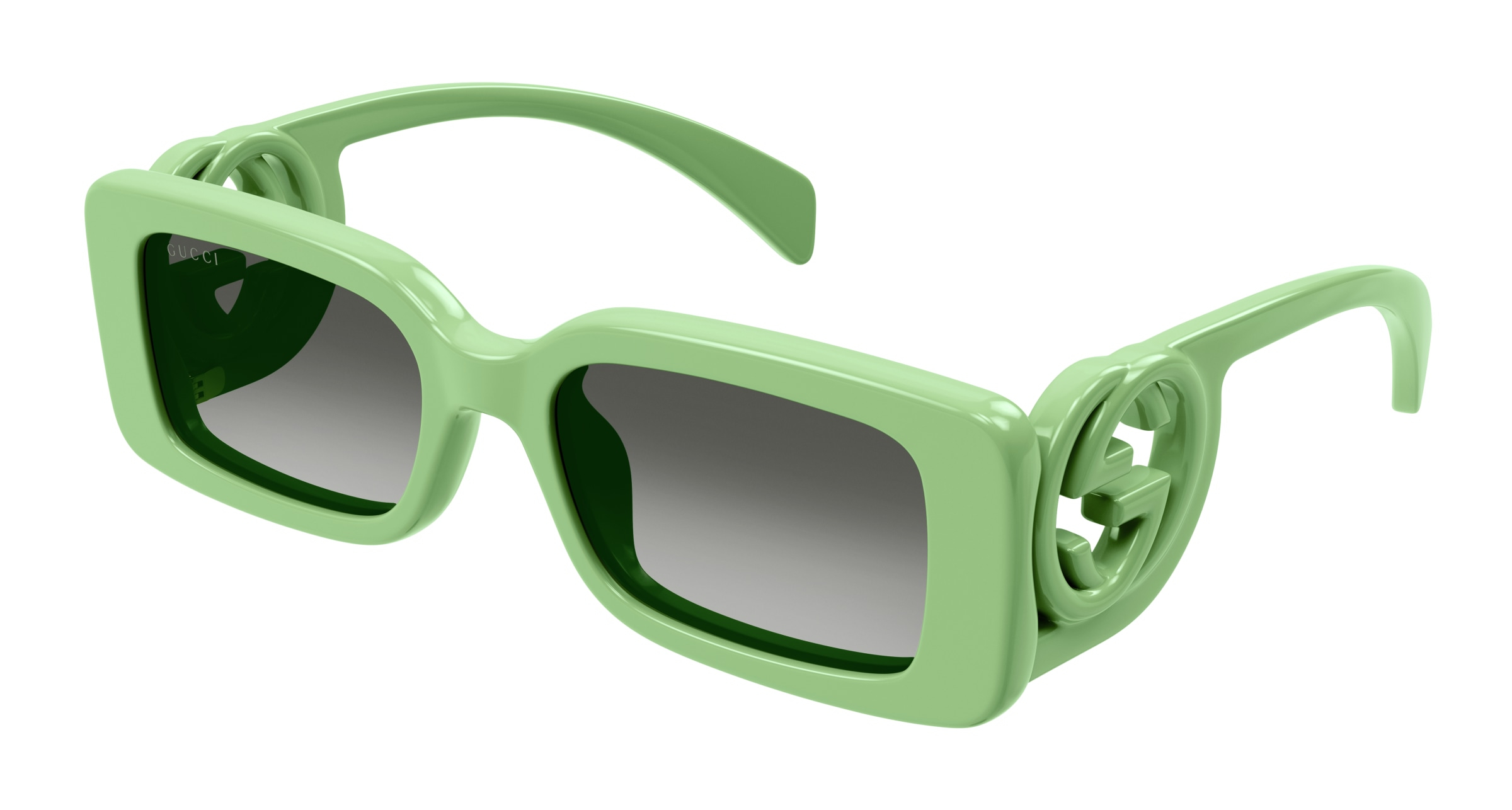 GUCCI-1325S/S 004 GREEN 54*19, Verd, hi-res image number 0