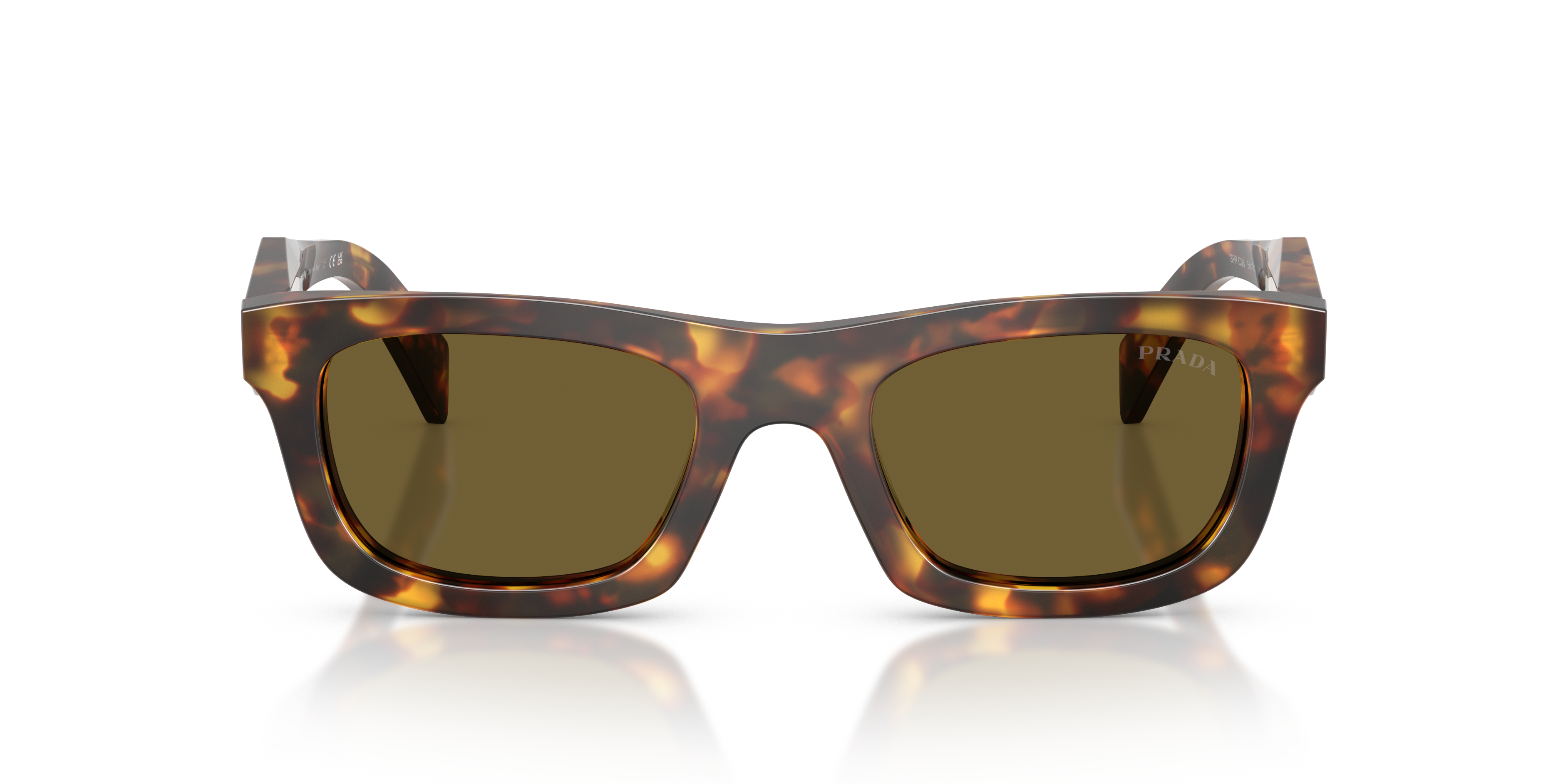 PRADA- C06S/S 14L09Z HONEY TORTOISE(DARK BROWN 50*21, , hi-res image number 1