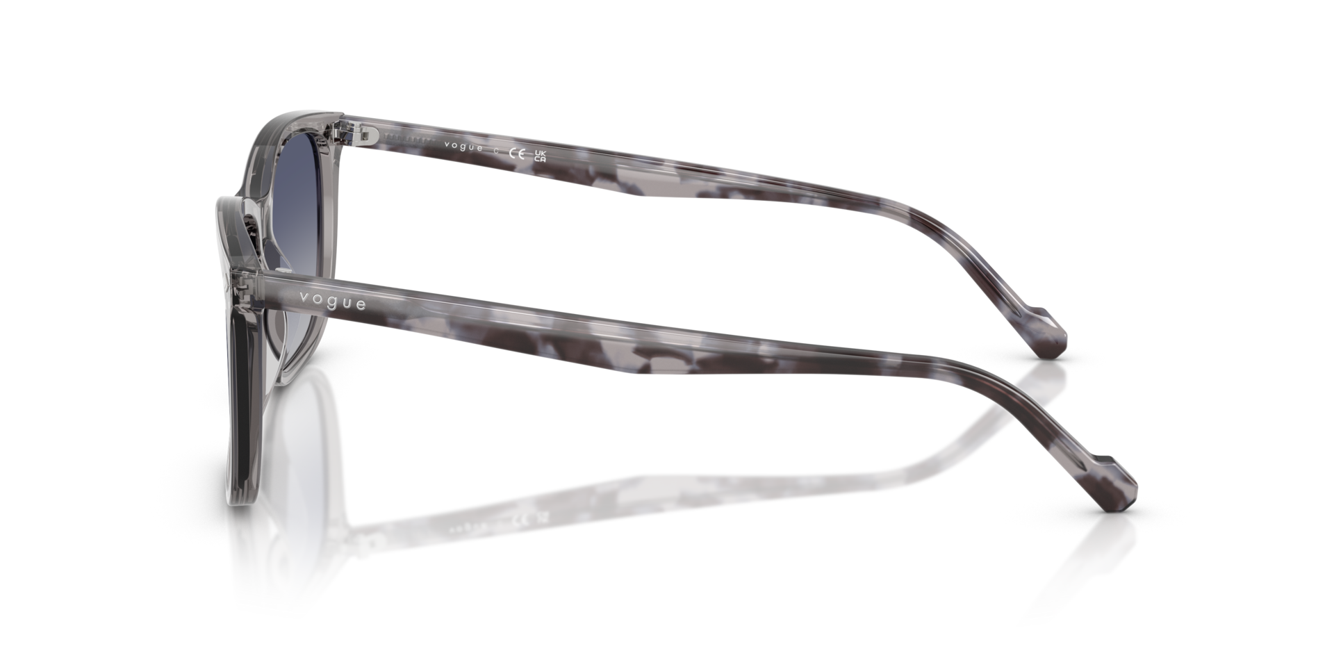 VOGUE-5618S/S 28204L TRANSPARENT GREY(GREY GRADIENT BLUE 57*18, , hi-res image number 2