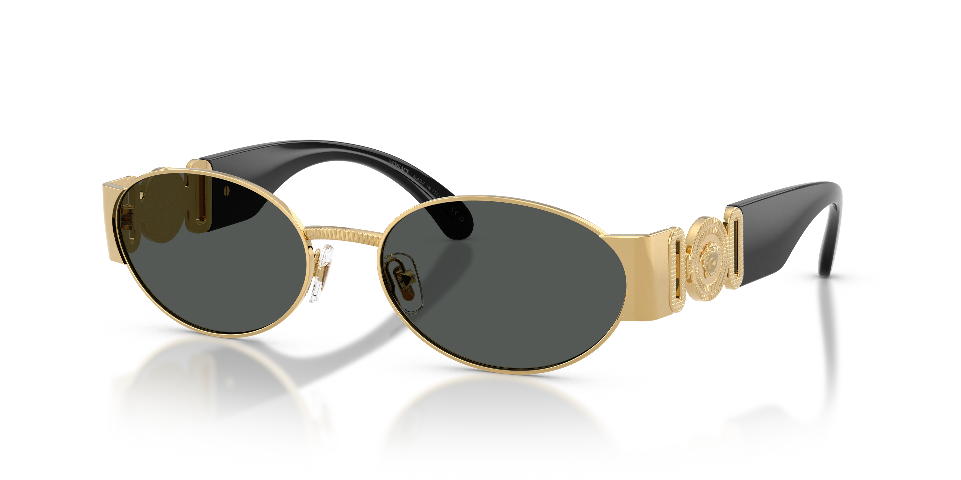 VERSACE-2299/S 100287 GOLD(DARK GREY 56*18, , hi-res image number 0
