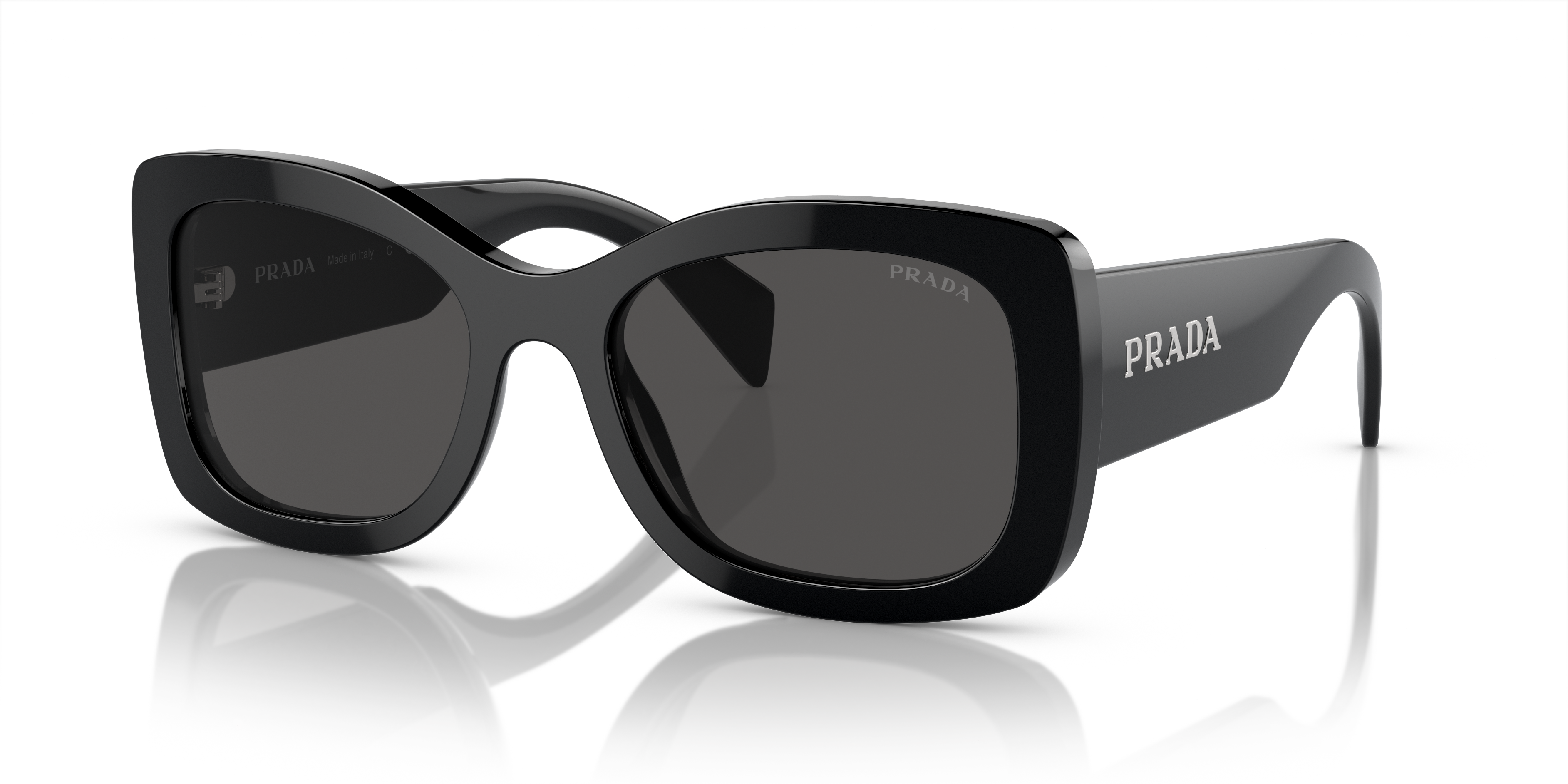 PRADA-A08S/S 1AB5S0 BLACK (GREY 56*15, , hi-res image number 0