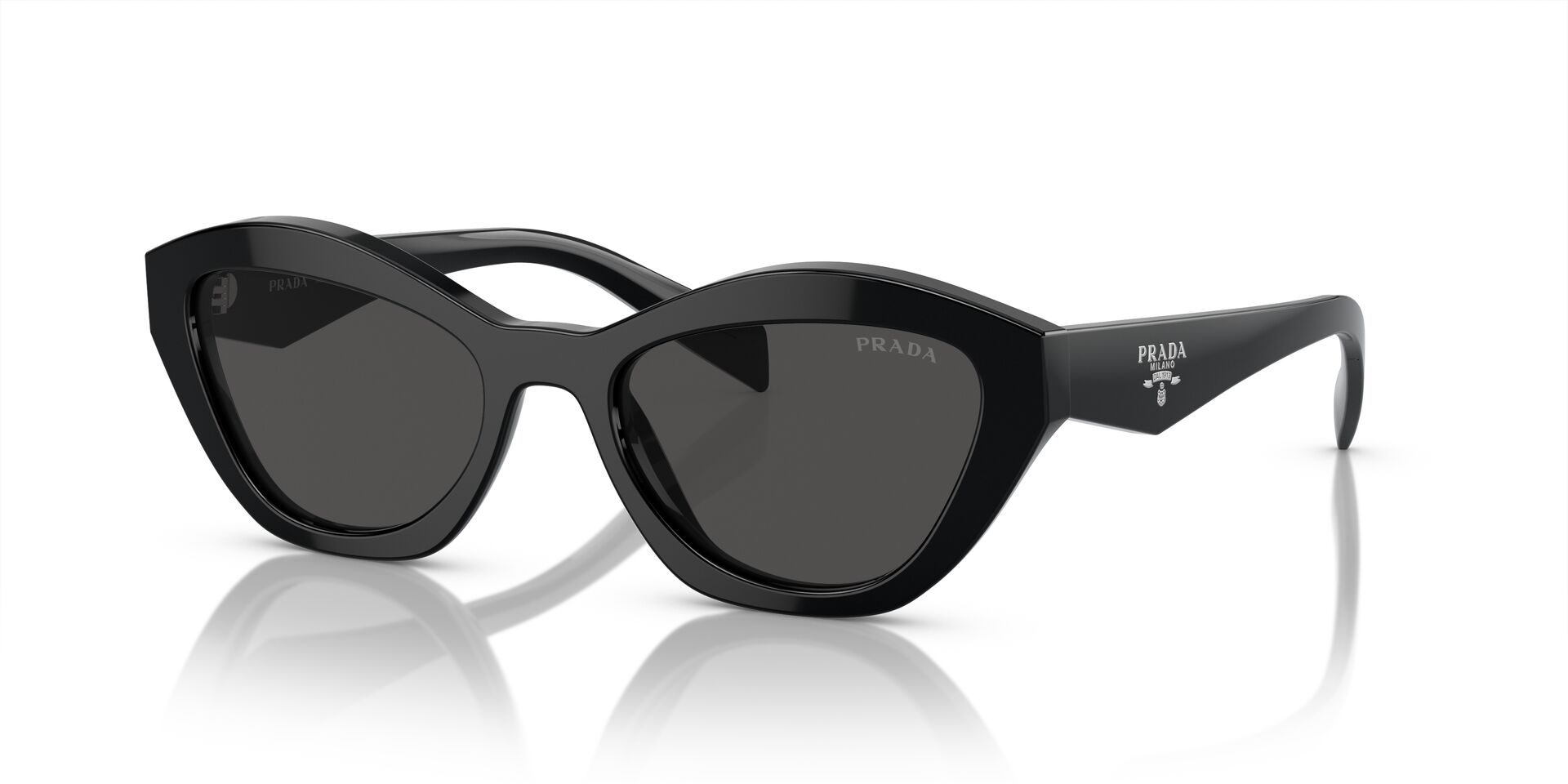 PRADA-A02S/S 16K08Z BLACK(DARK GREY 52*19, Negre, hi-res image number 0