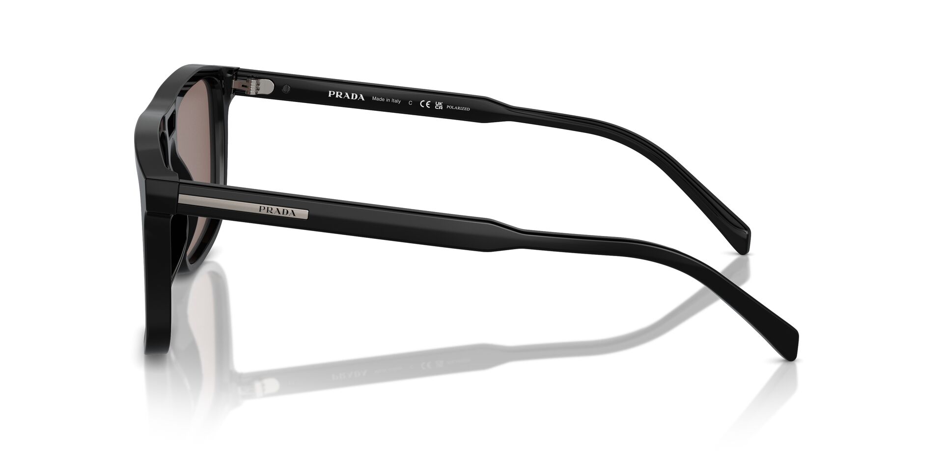 PRADA-A22S/S 16K30H BLACK/POLAR BROWN 56*18, , hi-res image number 2