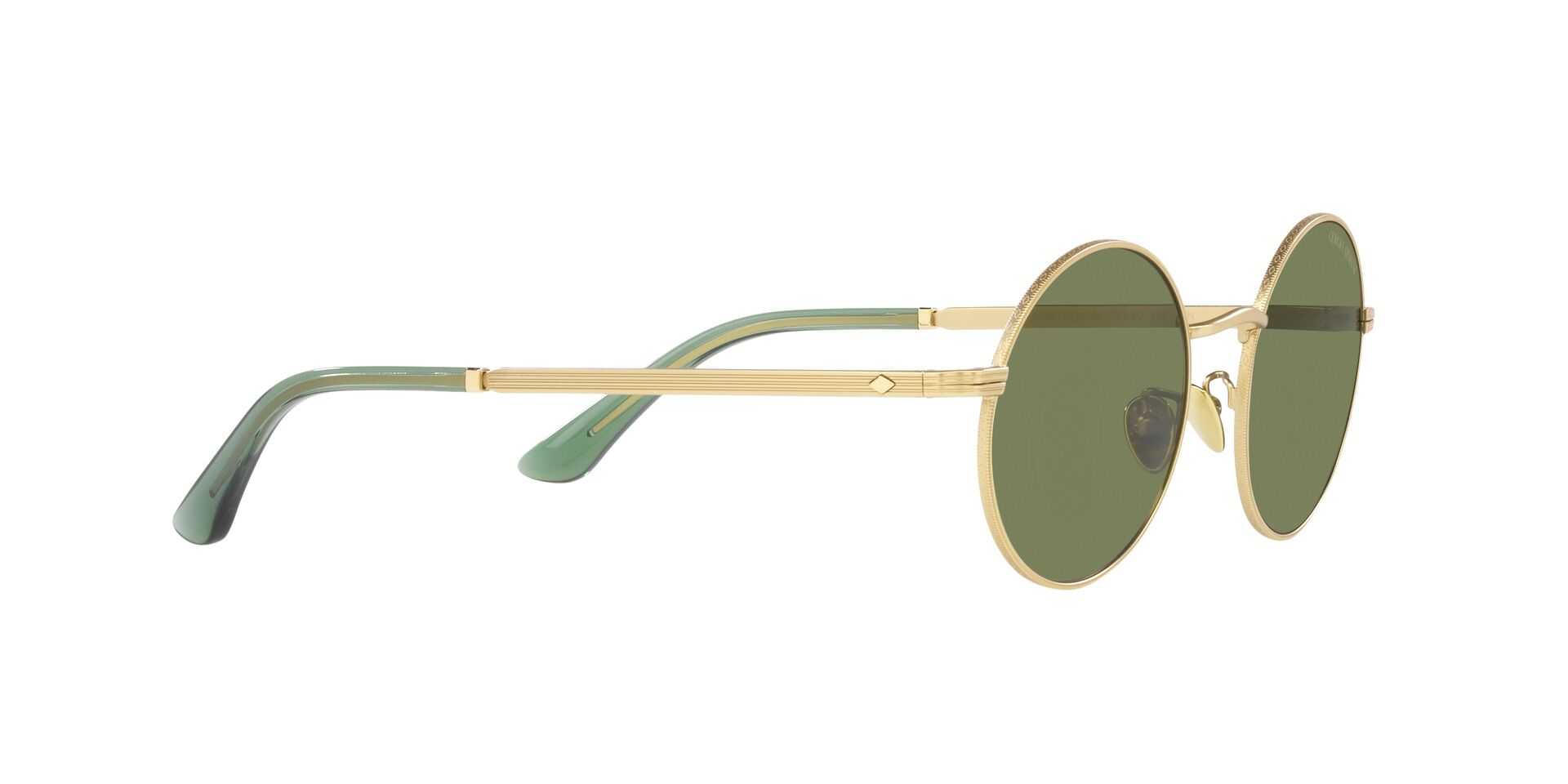 ARMANI-6140/S 30132A MATTE PALE GOLD(GREEN 50*20, Daurat, hi-res image number 2 ARMANI-6140/S 30132A MATTE PALE GOLD(GREEN 50*20, Daurat, hi-res image number 2