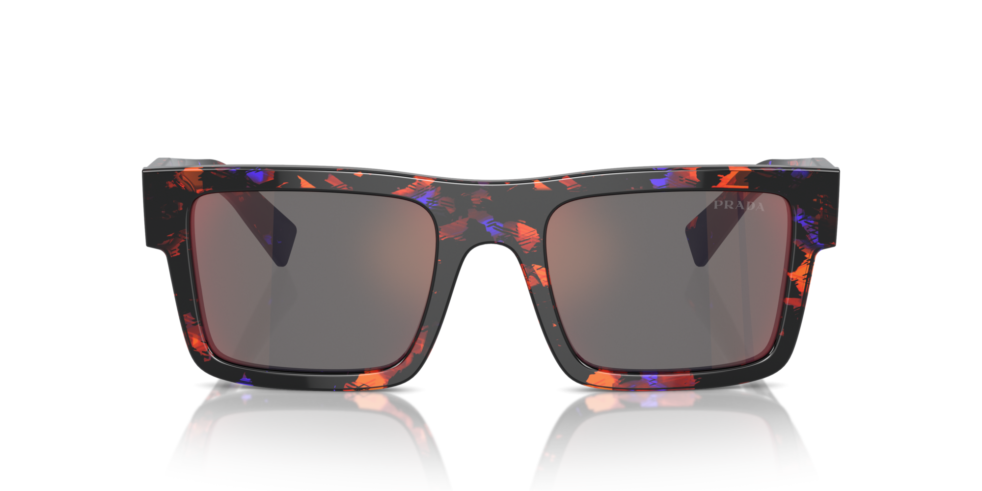 PRADA-19WS/S 06V-40E JASPE ROJO LILA NEGRO 52*21, Abstract taronja, hi-res image number 1