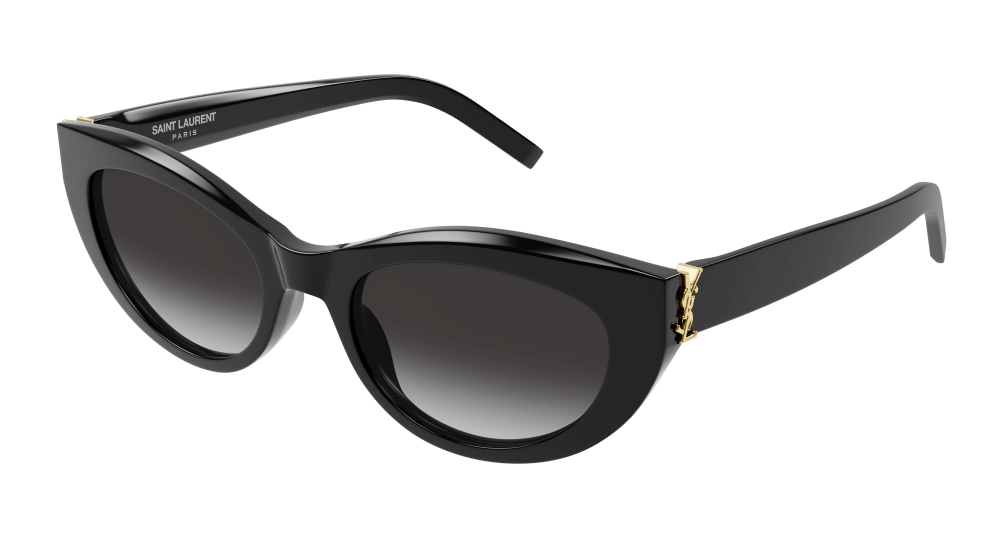 SAINT-LAURENT-SLM115/S 002 BLACK 54*20, Negre, hi-res image number 0
