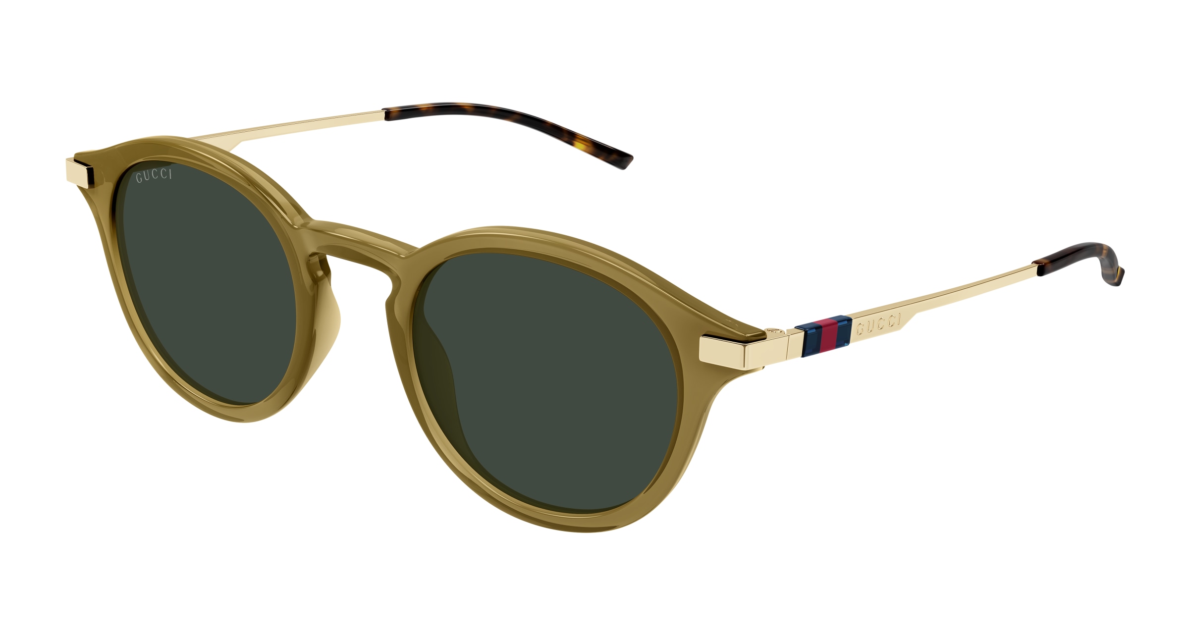 GUCCI-1890S/S 003 BROWN-GOLD (GREEN 48*22, Marró | Daurat, hi-res image number 0