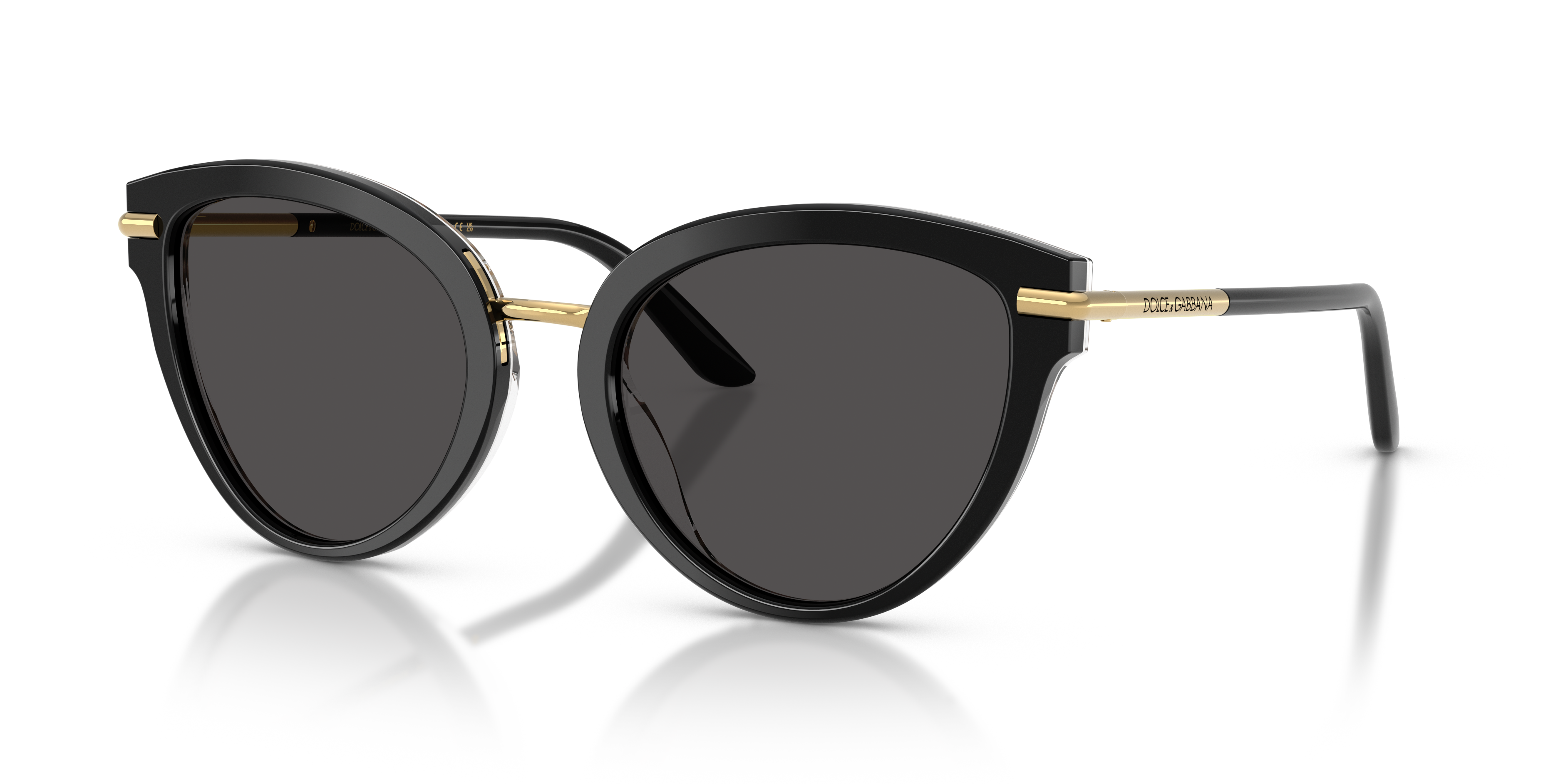 GABBANA-4492/S 32998G TOP BLACK ON LEO(DARK GREY 55*21, , hi-res image number 0