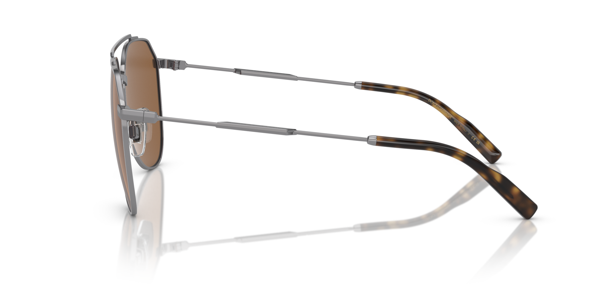 GABBANA-2296/S 04/73 GUNMETAL(BROWN 58*15, , hi-res image number 2