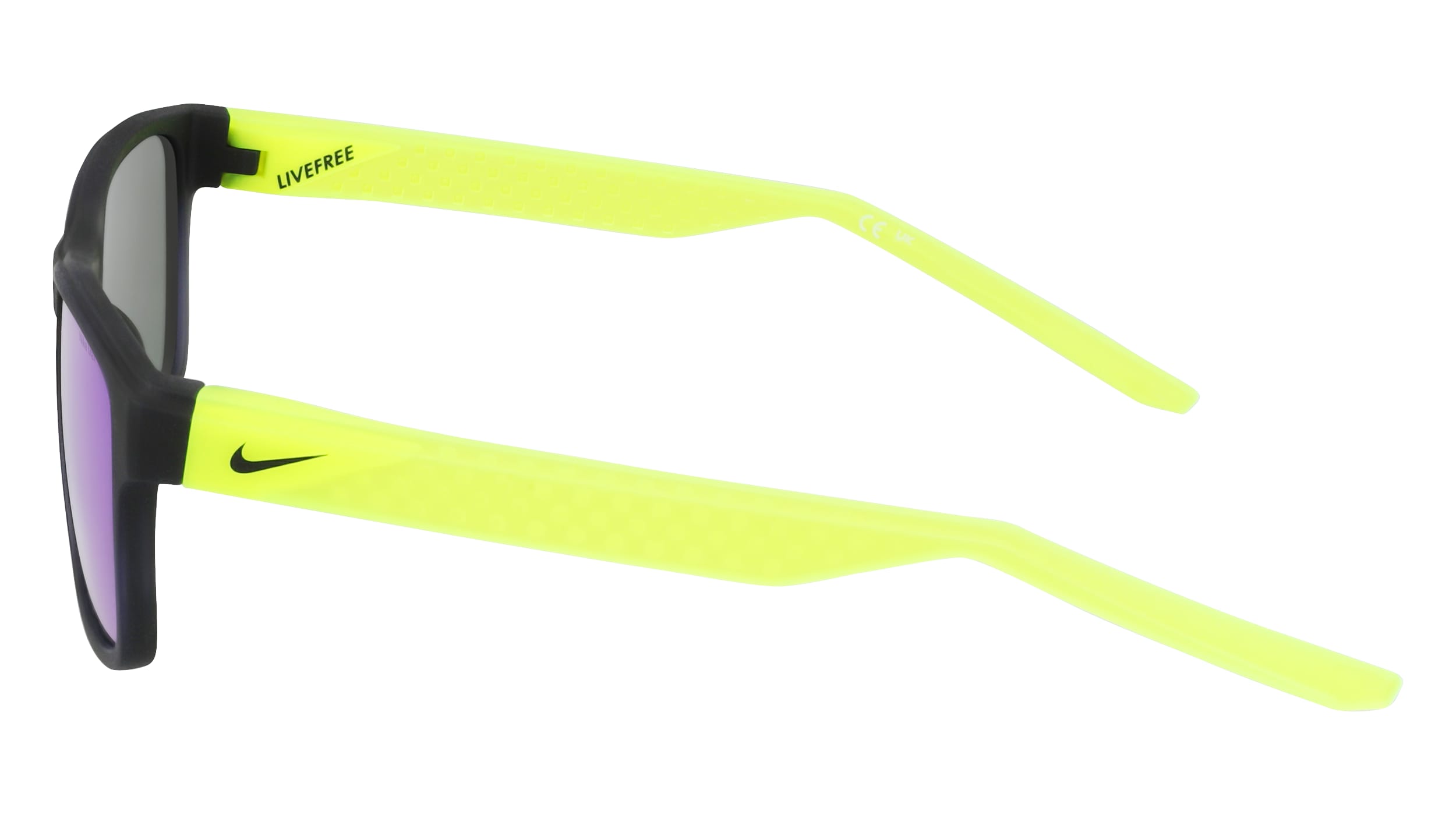 NIKE-LIVEFREE-CLASSIC-EV24011/S 003 MATTE GRIDIRON / GREEN MIRROR 53*17, Negre | Groc, hi-res image number 2