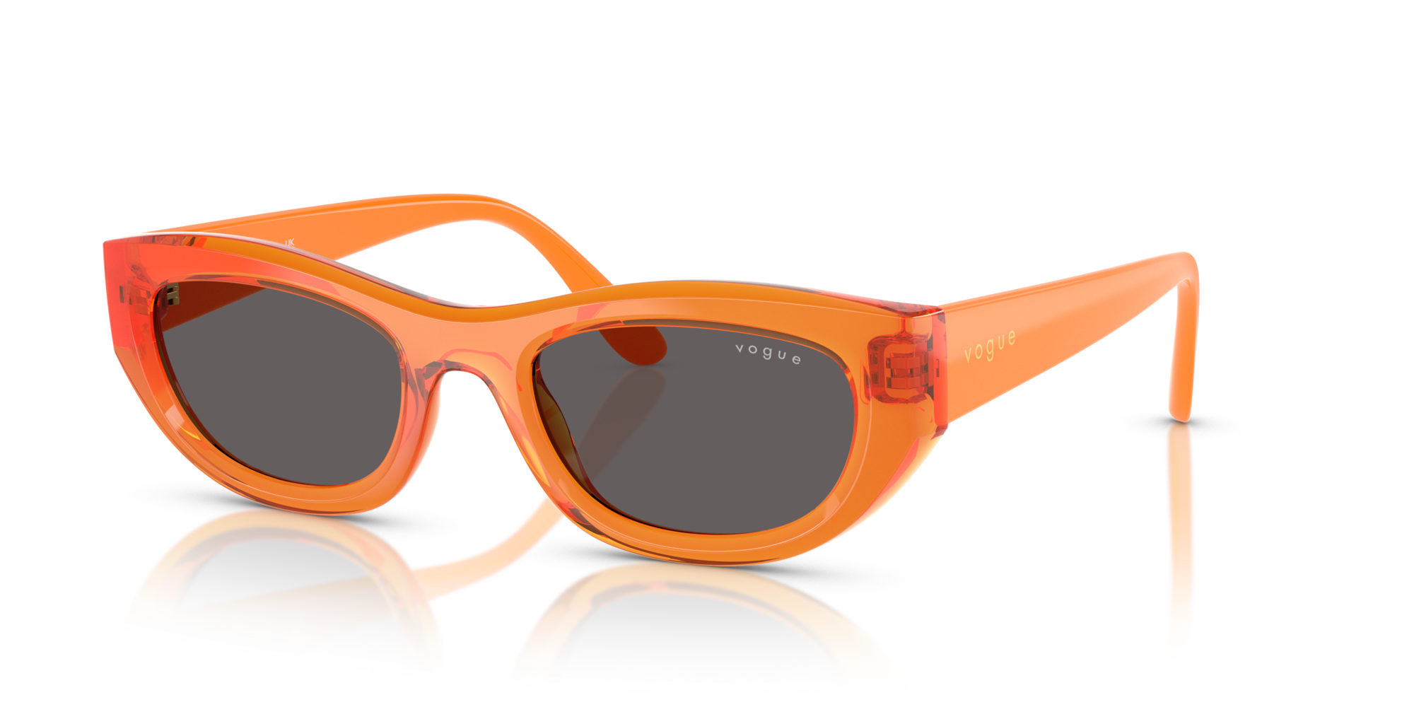 VOGUE-5616S/S 318287 TRANSPARENT ORANGE 51*21, , hi-res image number 0