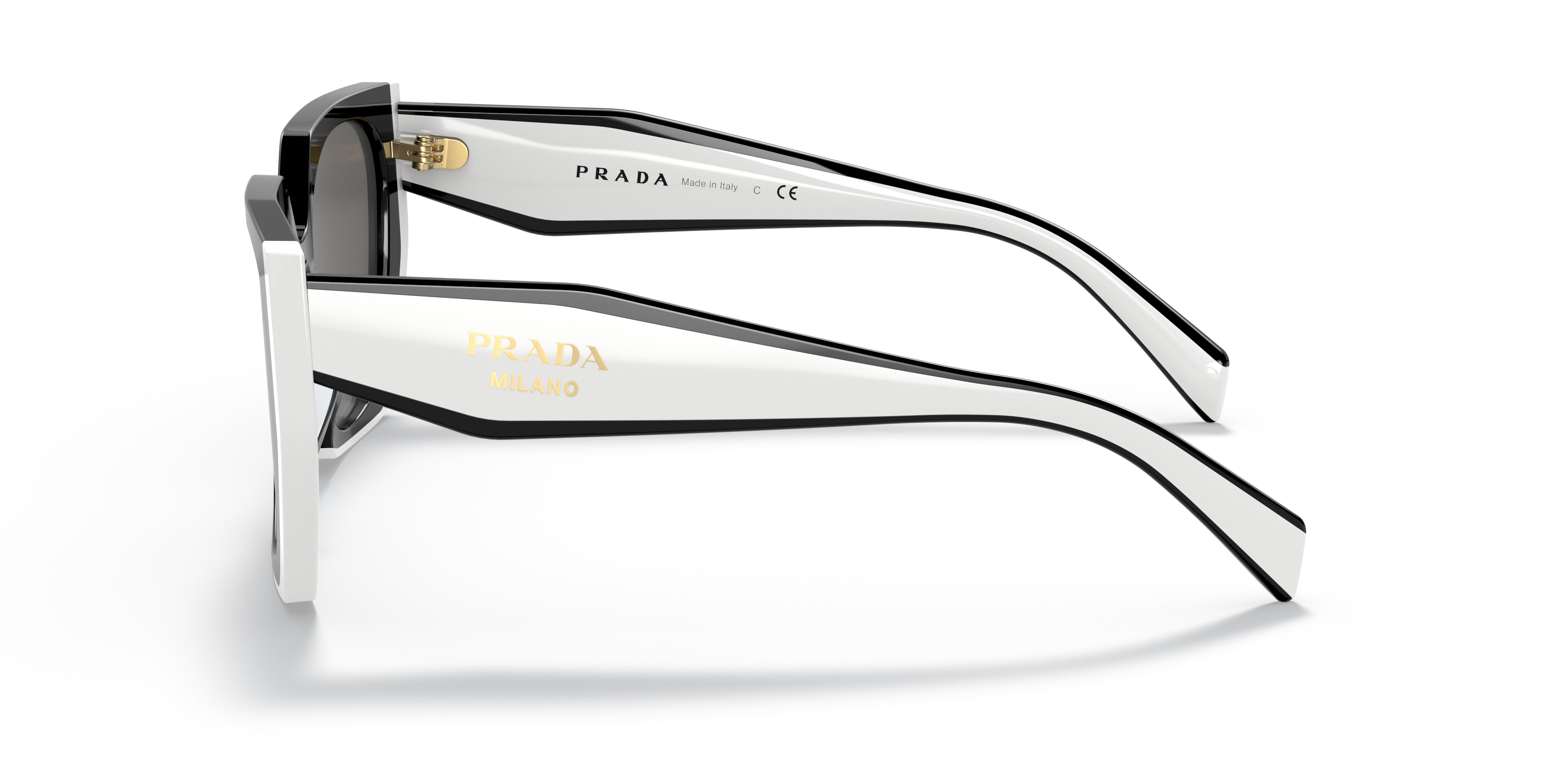 PRADA-15WS/S 09Q5S0 BLACK/TALC DARK GREY 54*19, Negre | Talc, hi-res image number 2