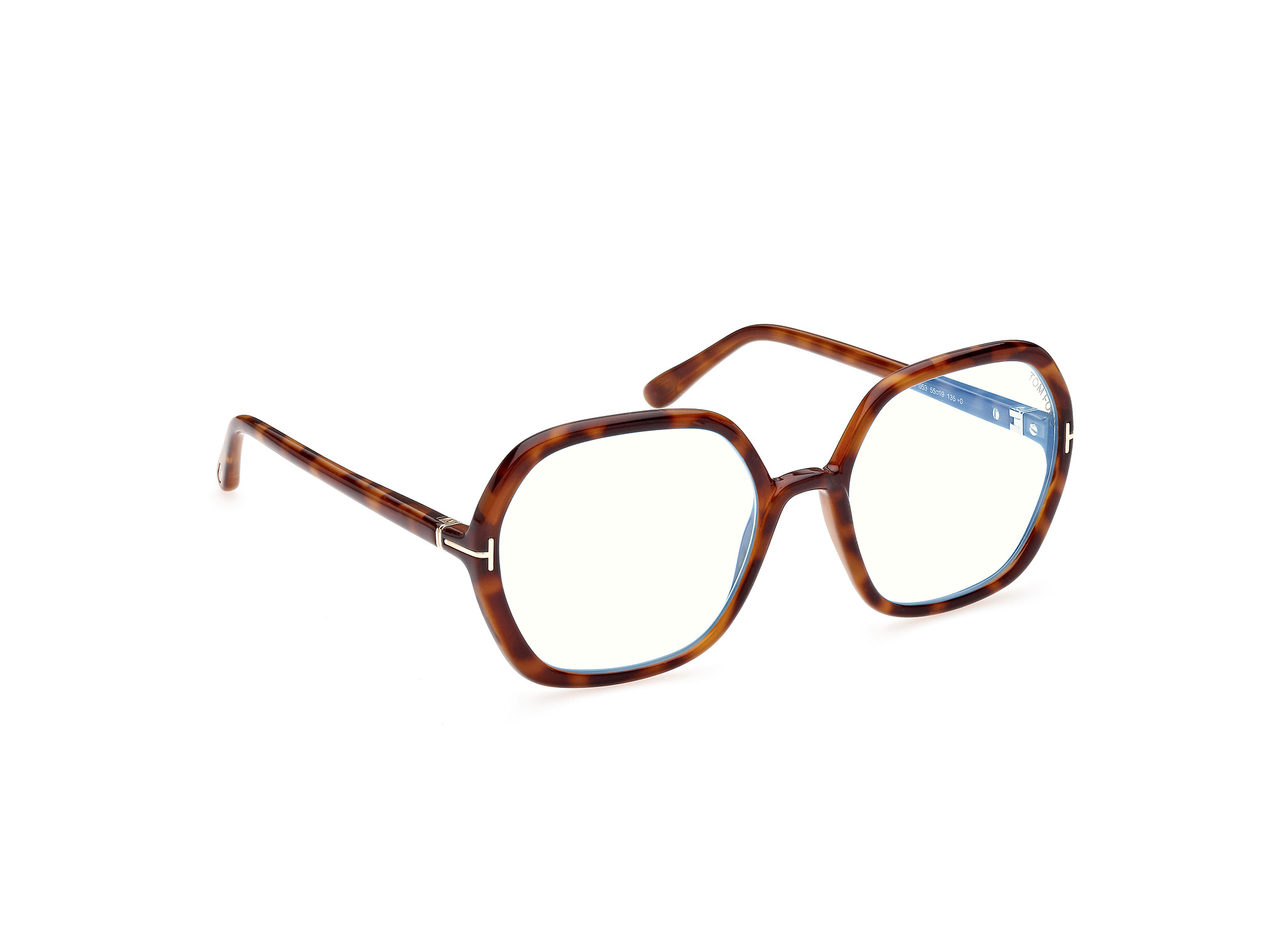 TOMFORD-5814B/G 053 blonde/havana 55*19, Havana, hi-res image number 7