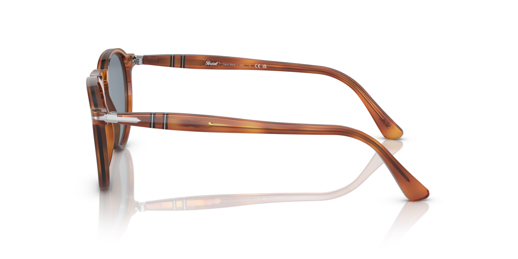 PERSOL-3286S/S 96/56 TERRA DI SIENA LIGHT BLUE 51*19, Terra di siena, hi-res image number 2