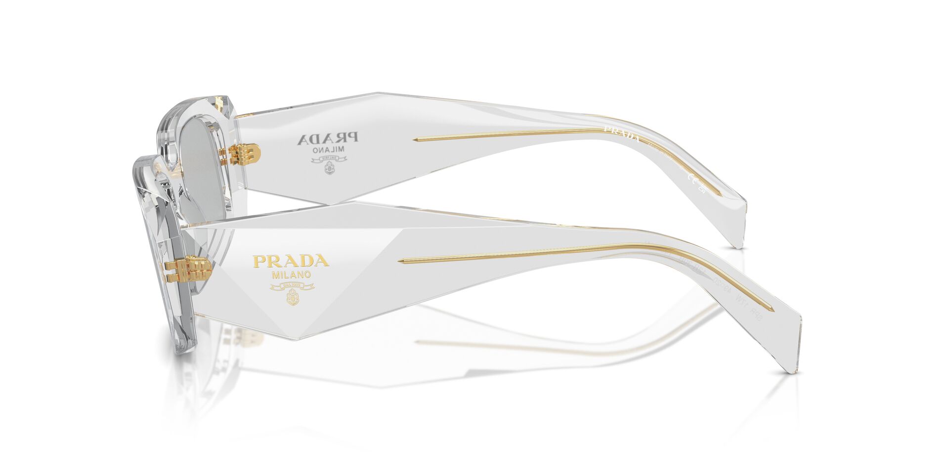 PRADA-17WS/S 12R30B TRANSPARENT GREY(LIGHT GREY 49*20, Gris transparent, hi-res image number 2