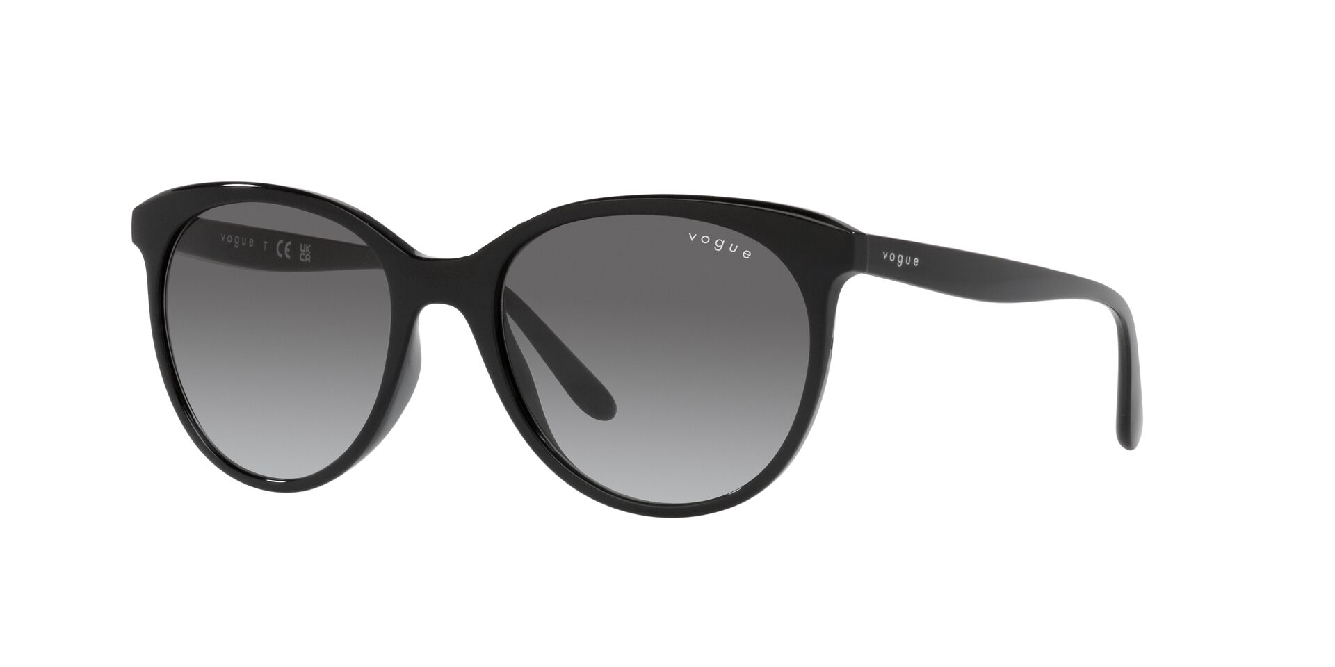 VOGUE-5453/S W44/11 BLACK(GRADIENT GREY 53*18, Negre, hi-res image number 0
