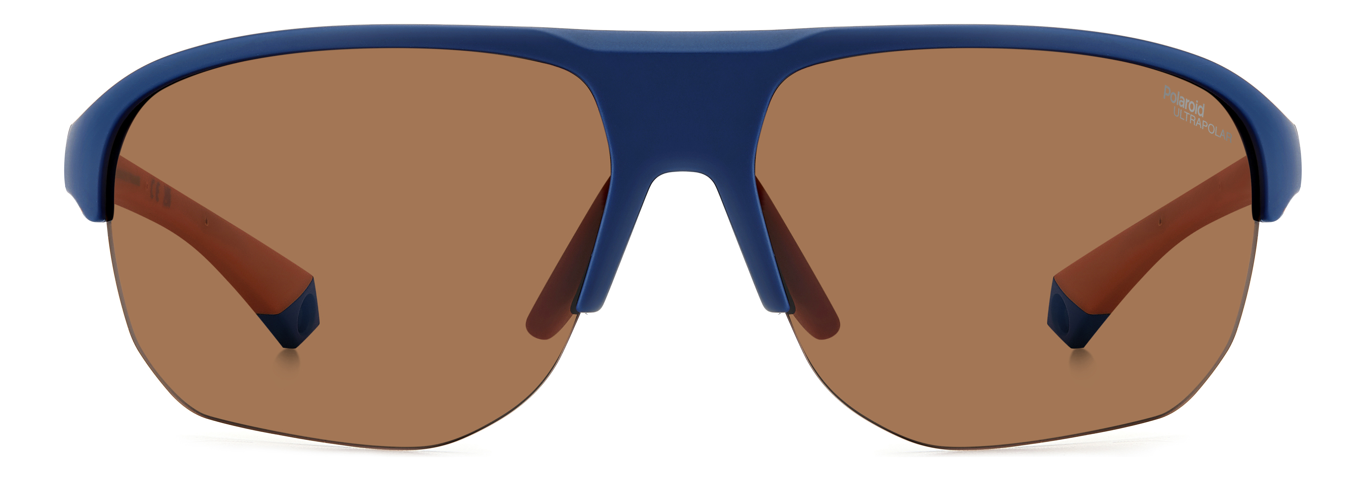POLAROID-7059/S FLL*47 MATTE BLUE(BROWN POLAR HIGH CONTRAST 70*9, Blau mat, hi-res image number 1