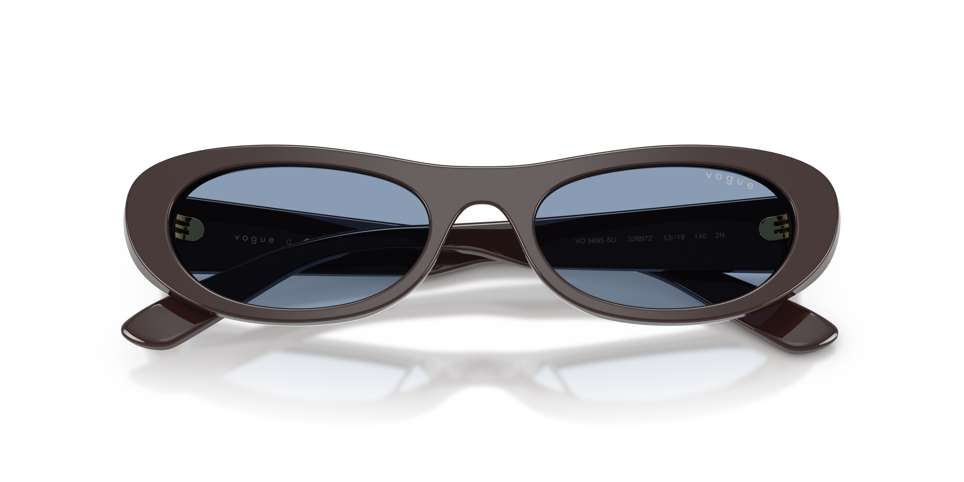 VOGUE-5695SU/S 326972 FULL MOKA(LIGHT BLUE 53*19, , hi-res image number 5