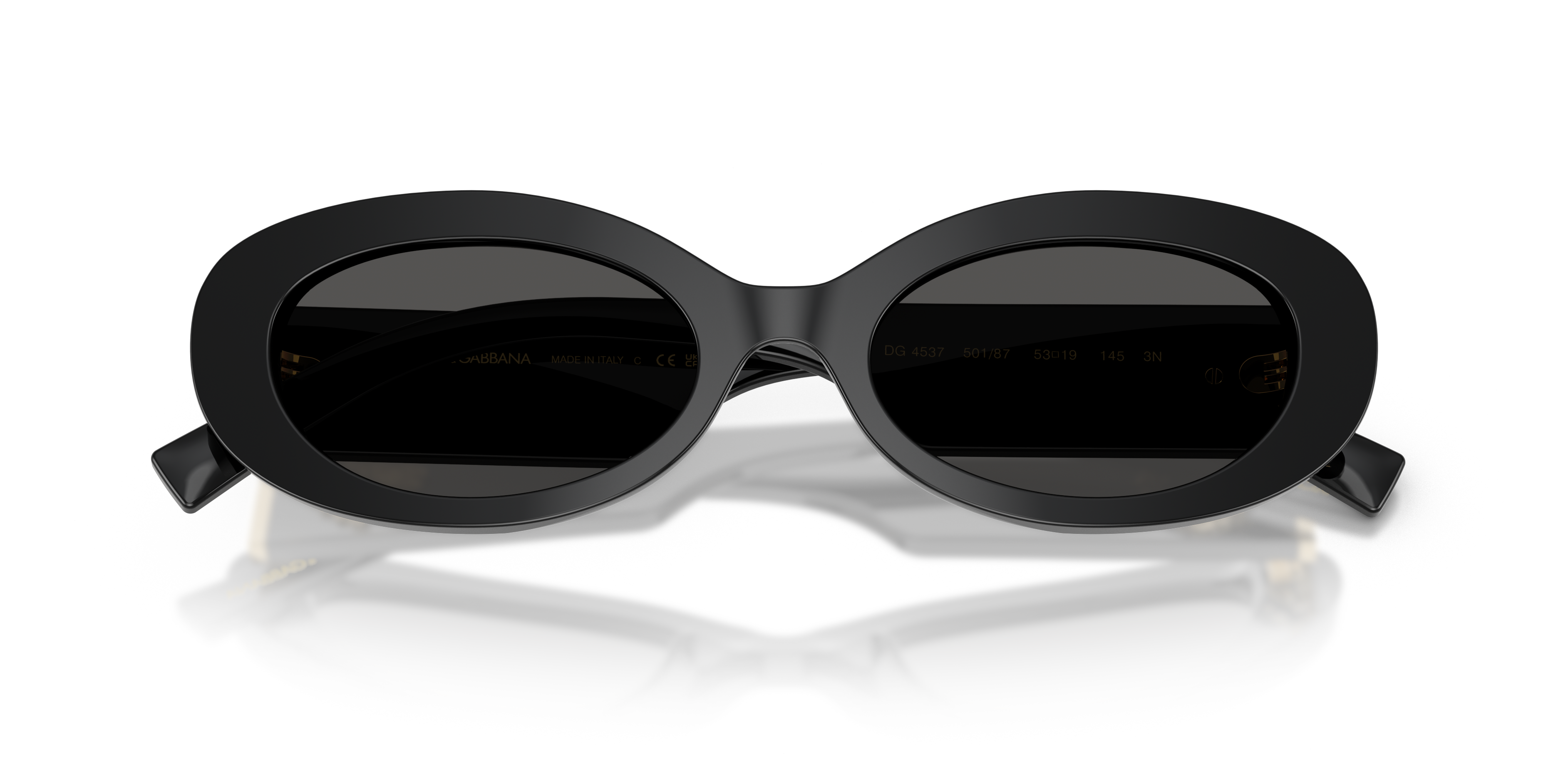 GABBANA-4537/S 501/87 BLACK(DARK GREY 53*19, , hi-res image number 4