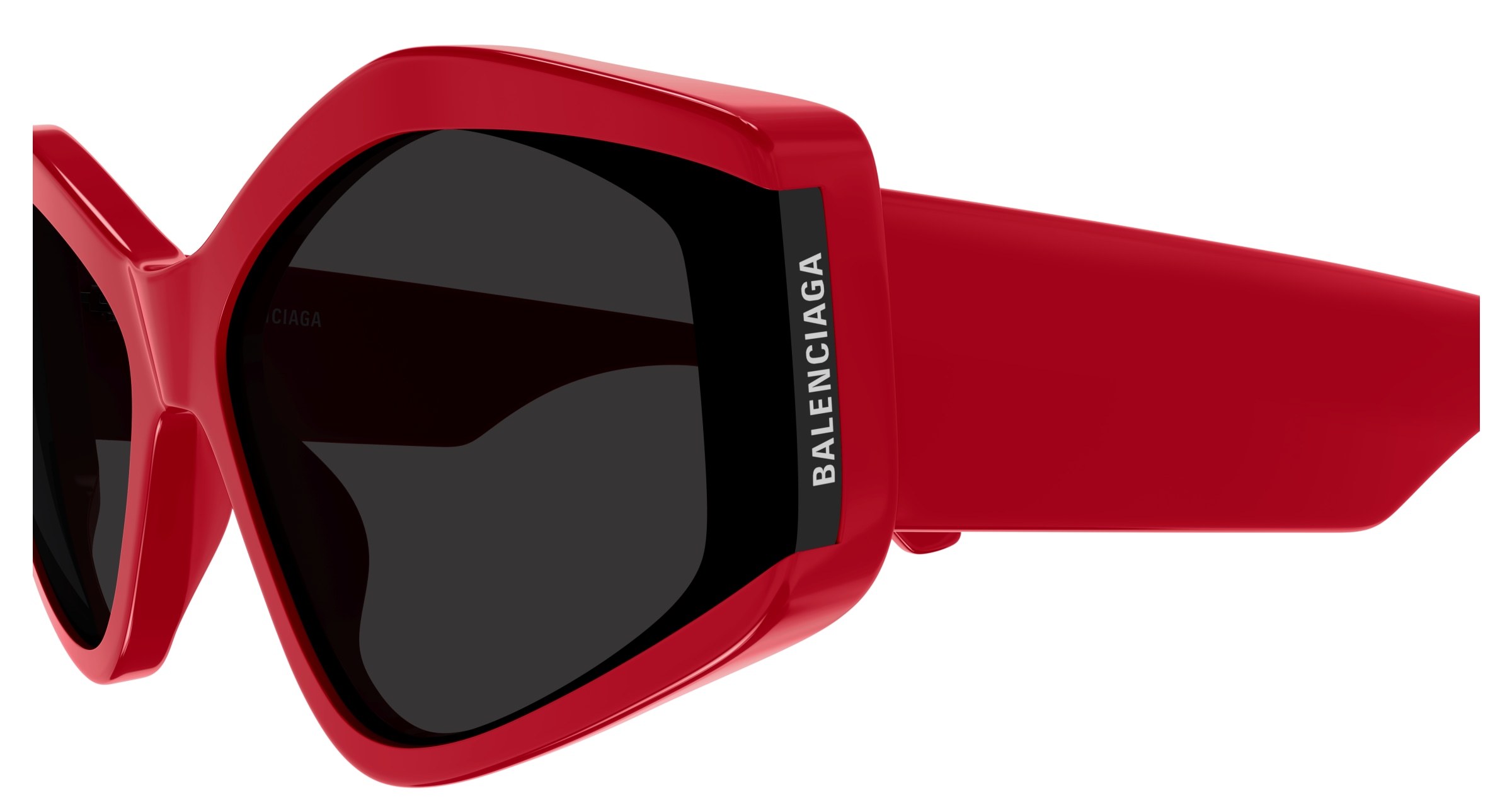 BALENCIAGA-BB0302S/S 004 RED(GREY 66*16, Rojo, hi-res image number 2