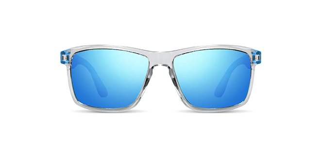 KYPERS-COSMOPOLITAN/S COSM006 CRYSTAL BLUE TEMPLE-BLUE REVO MIRROR 56*15, Transparent | Blau, hi-res image number 1