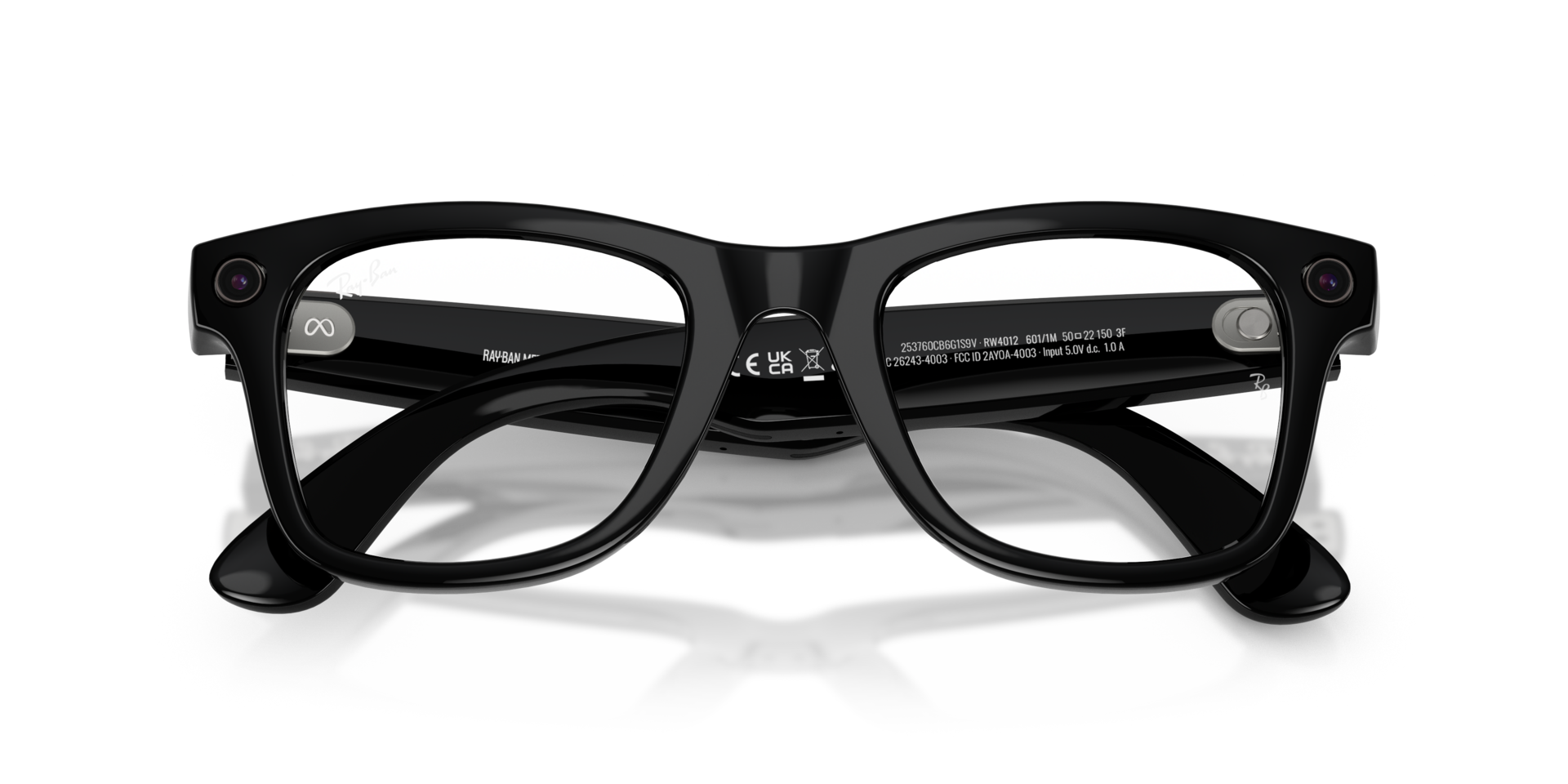 RB-META-4012-GEN-2 601/1M SHINY BLACK(TRANSITIONS GRAPH. GREEN 53*22, Negre brillant, hi-res image number 8