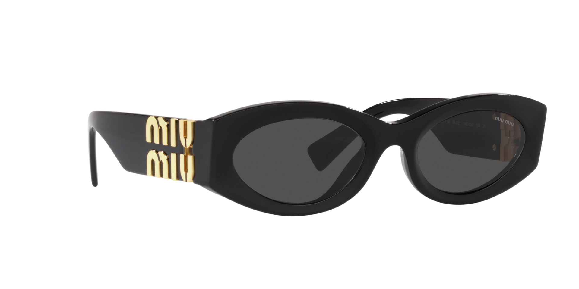 MIUMIU-11W/S 1AB5S0 NEGRA/NEGRA ORO 54*21, Negre, hi-res image number 10