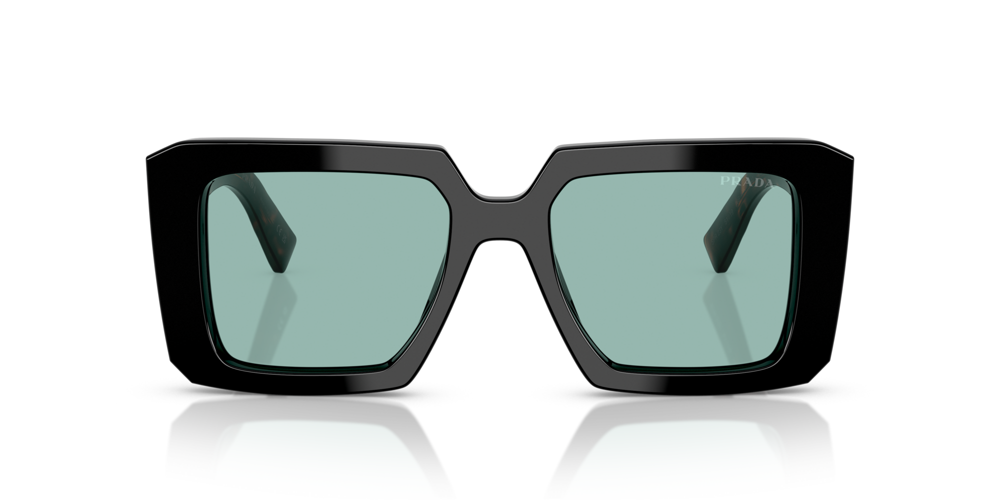 PRADA-23YS/S 26B-40K NEGRA/HABANA(VERDE) 51*19, Negre, hi-res image number 1