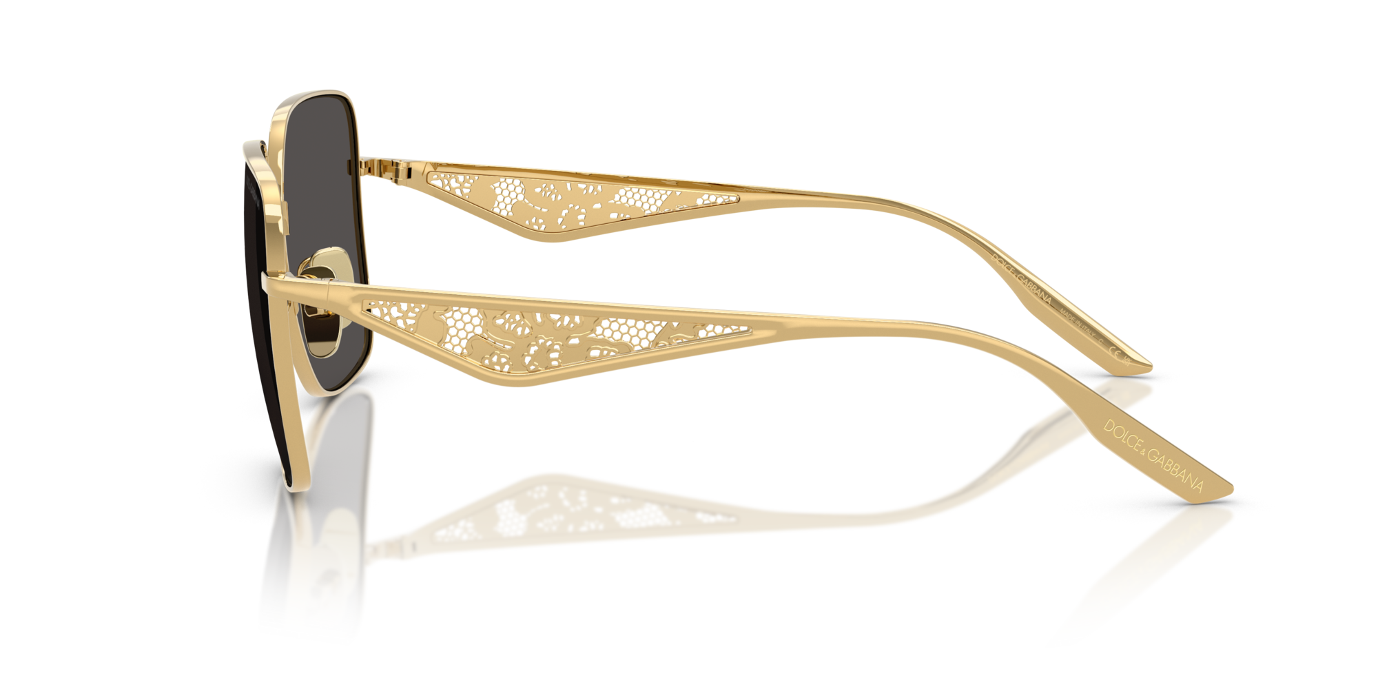 GABBANA-2310/S 02/87 GOLD(DARK GREY 57*16, , hi-res image number 2