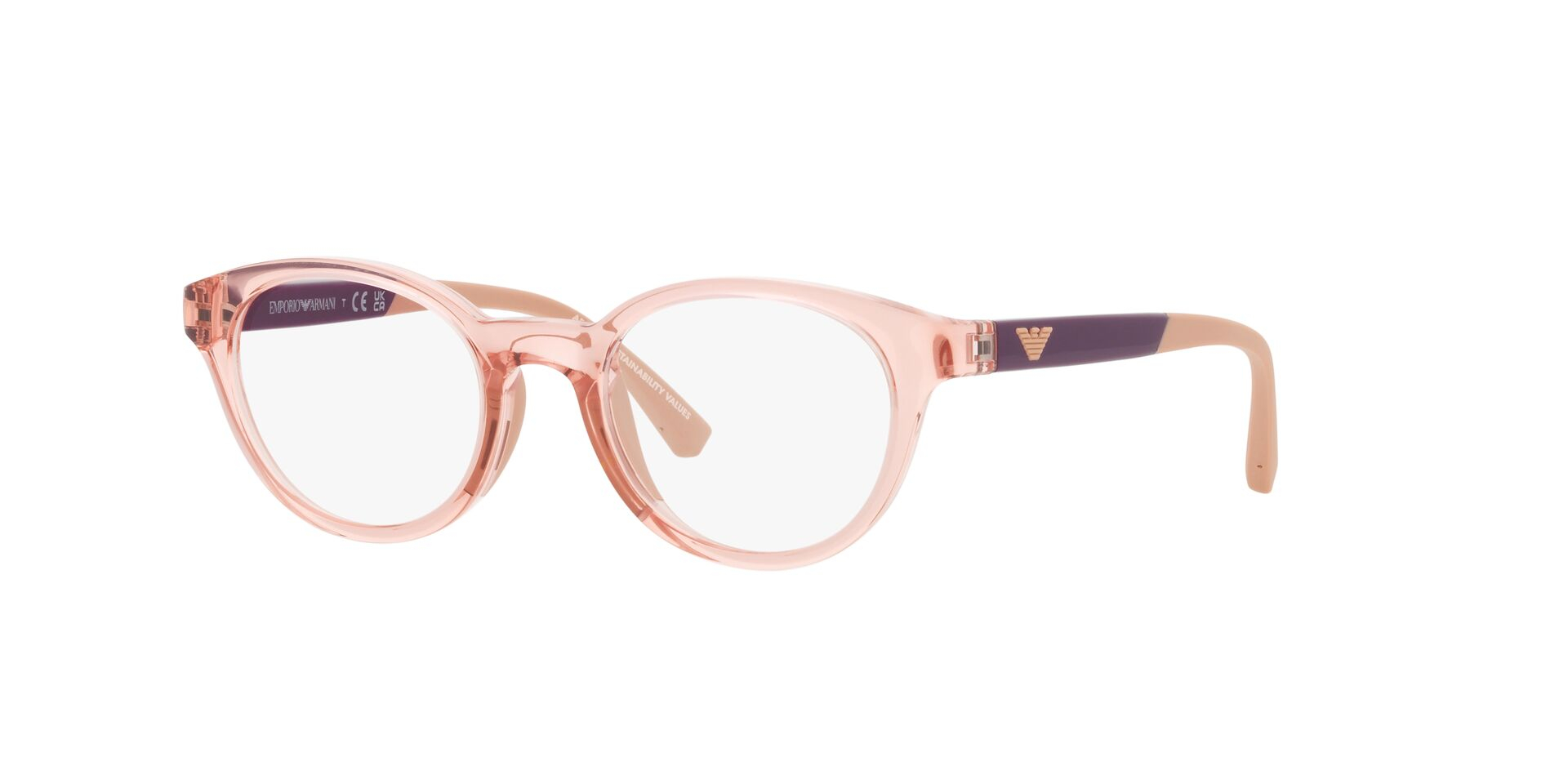 EMPORIO-KIDS-3205/G 5544 SHINY TRANSPARENT PINK 46*18, Rosa-Transparent, hi-res image number 0 EMPORIO-KIDS-3205/G 5544 SHINY TRANSPARENT PINK 46*18, Rosa-Transparent, hi-res image number 0