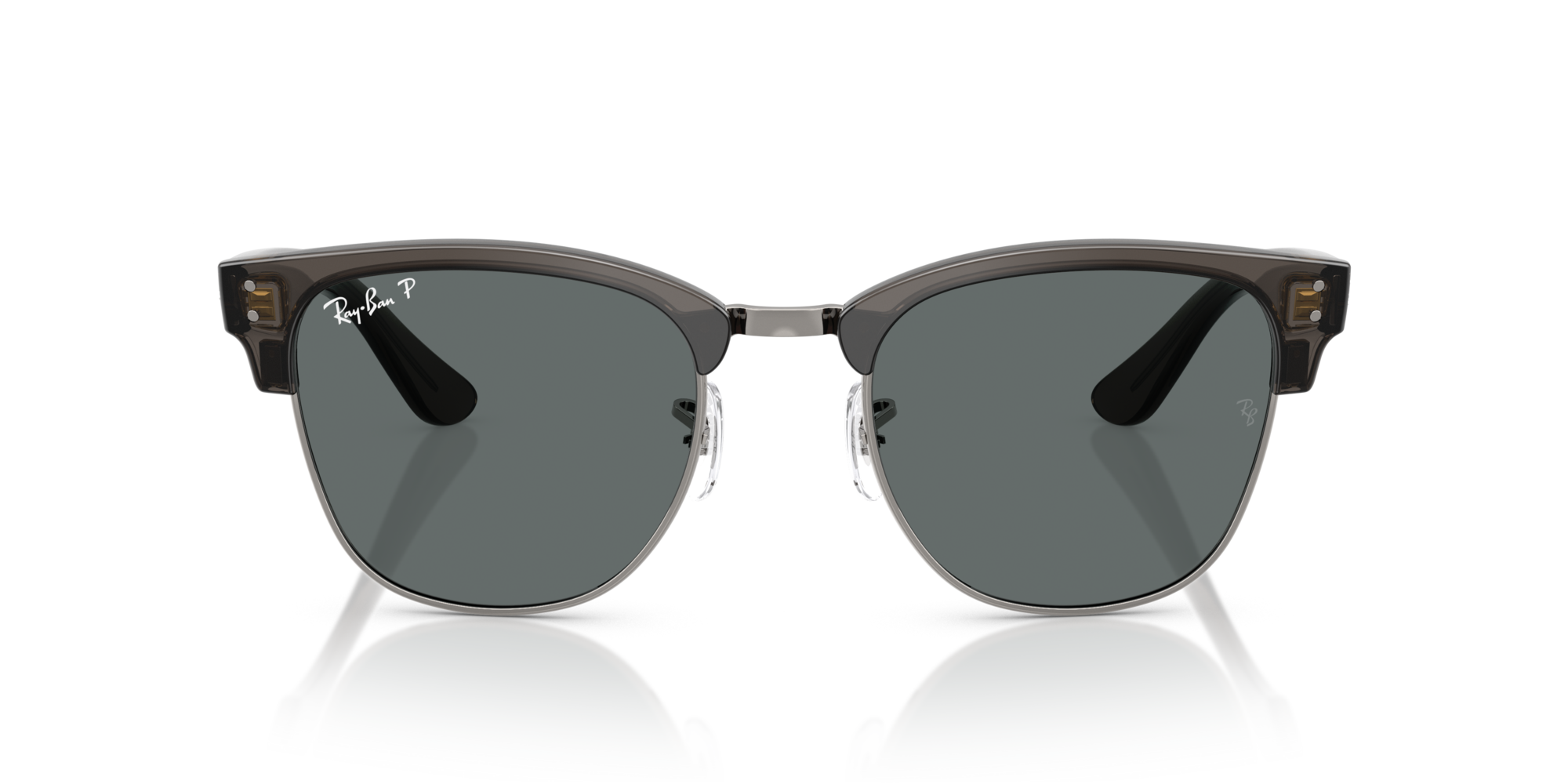 RB-R0504S 670781 TRASP. DARK GREY ON GUNMETAL(POLAR DARK GREY 51*21, Gris transparent | Gris, hi-res image number 1