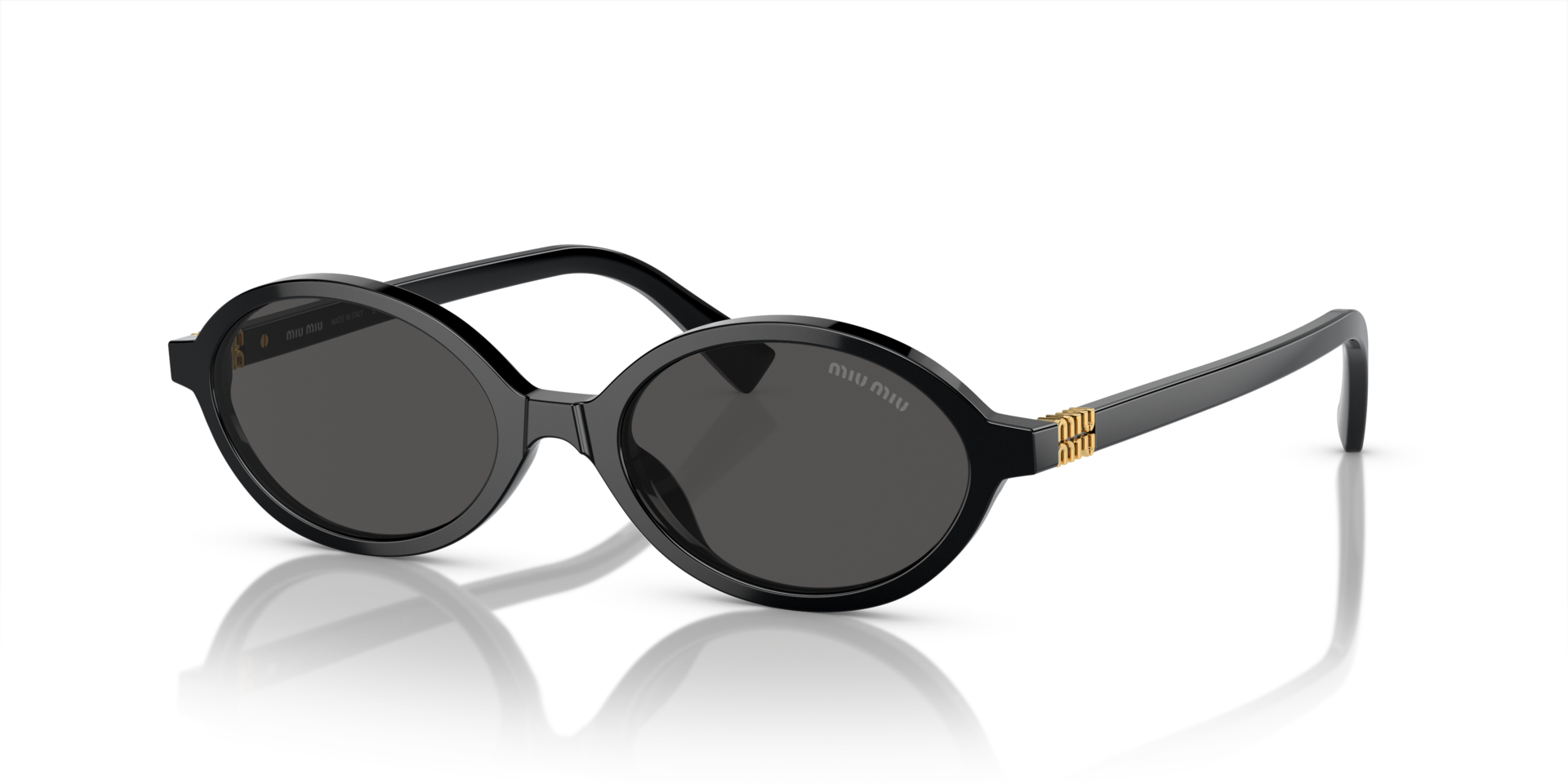 MIUMIU-04ZS/S 1AB5S0 BLACK (DARK GREY) 50*18, Negre, hi-res image number 0