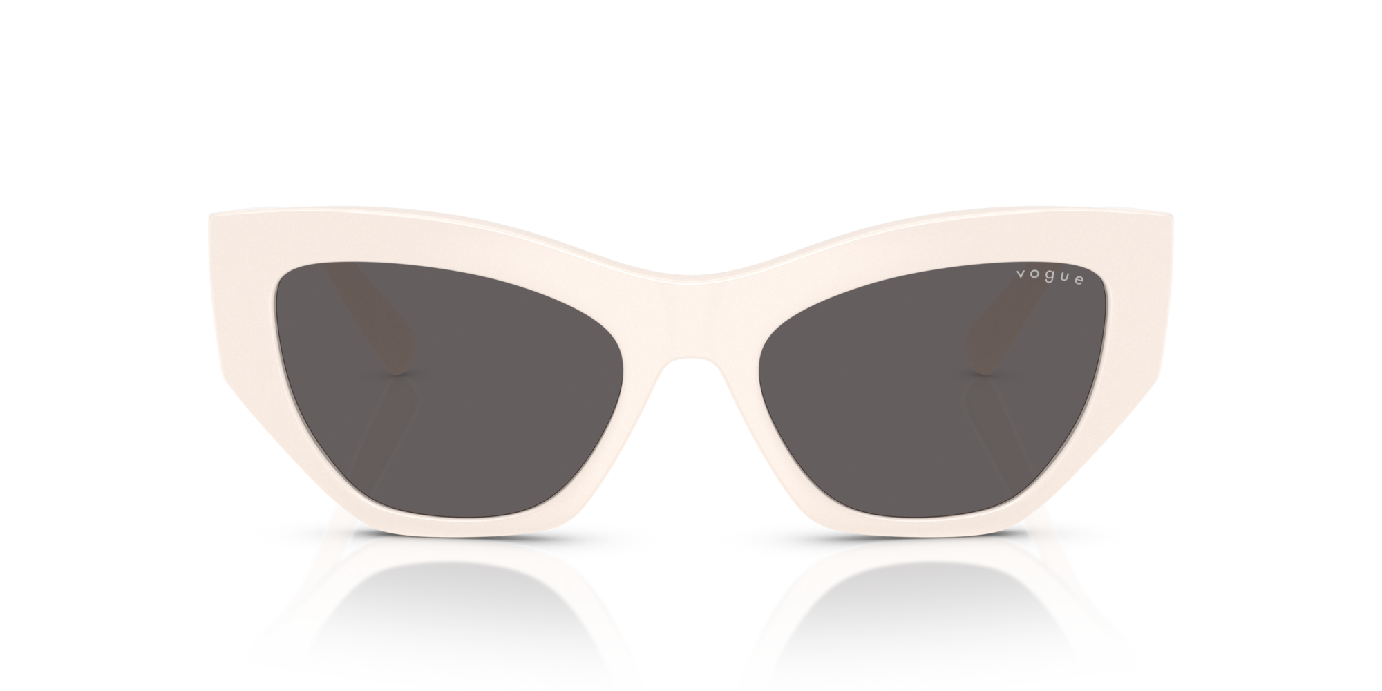 VOGUE-5607/S 312487 FULL IVORY(BLACK SMOKE 53*18, Marfil, hi-res image number 1