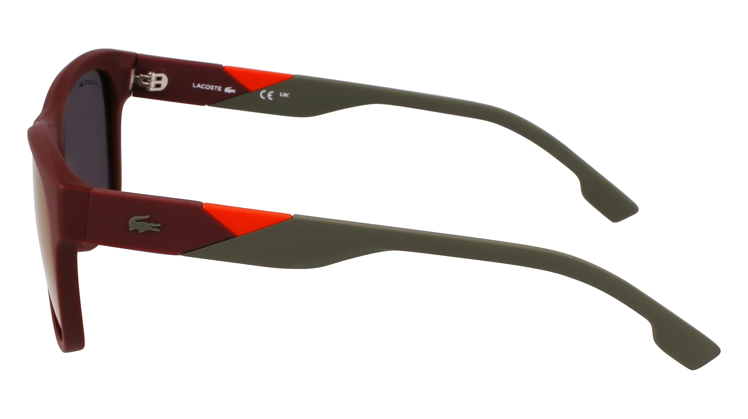 LACOSTE-L6043S/S 601 MATTE BURGUNDY/ORANGE MIRROR 56*18, Granat, hi-res image number 2