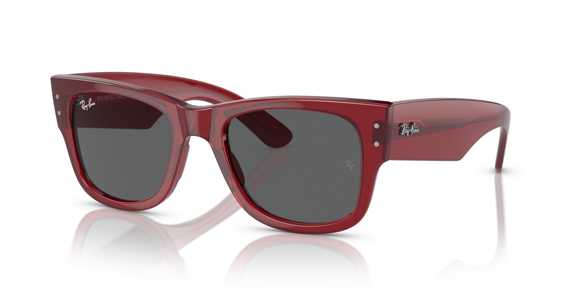 RB-0840S 6679B1 TRANSPARENT RED(DARK GREY) 51*21, Vermell transparent, hi-res image number 0