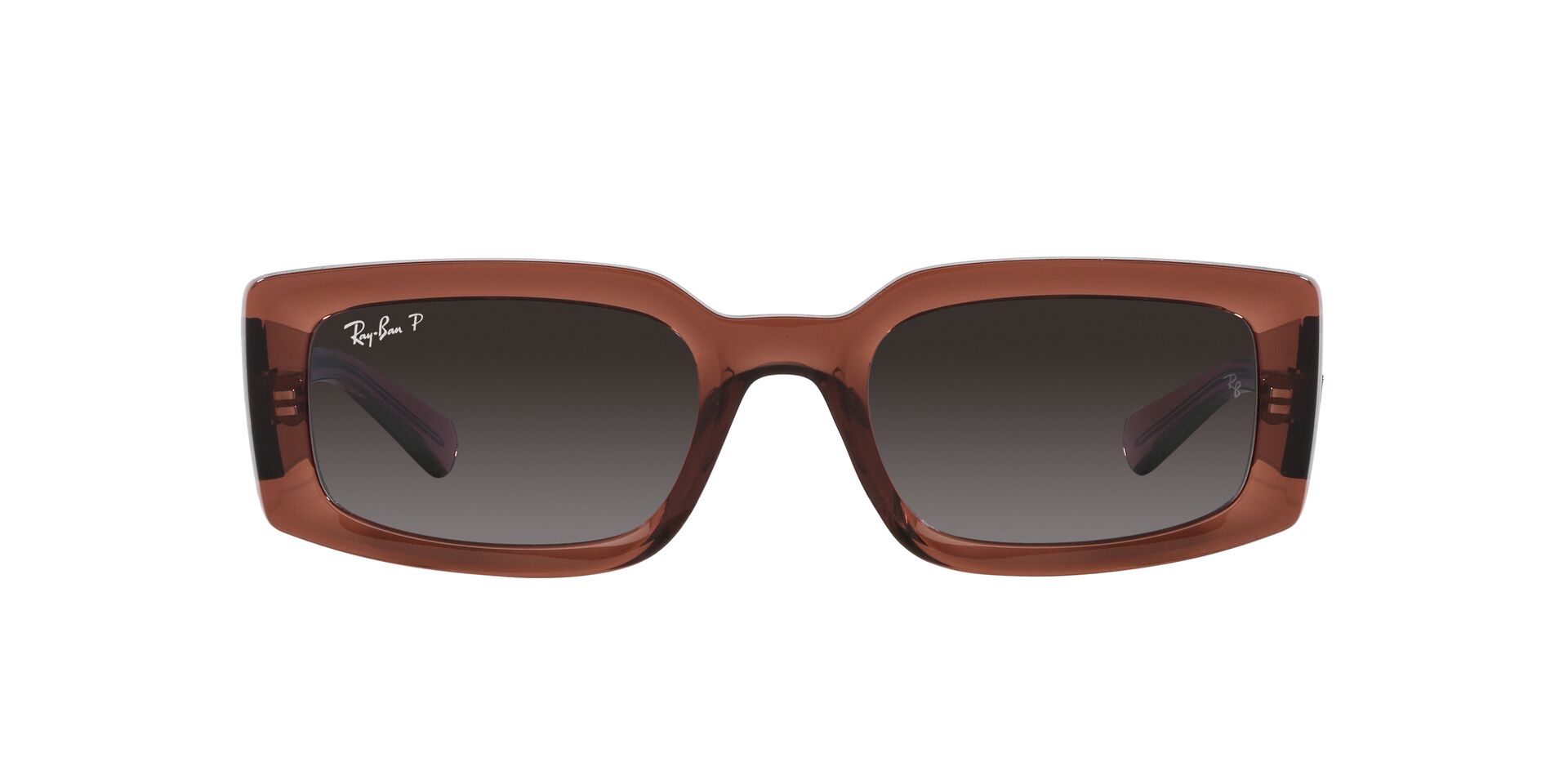 RB-4395 6678T3 TRANSPARENT BROWN(GREY GRADIENT POLAR 54*21, Marrón, hi-res image number 1