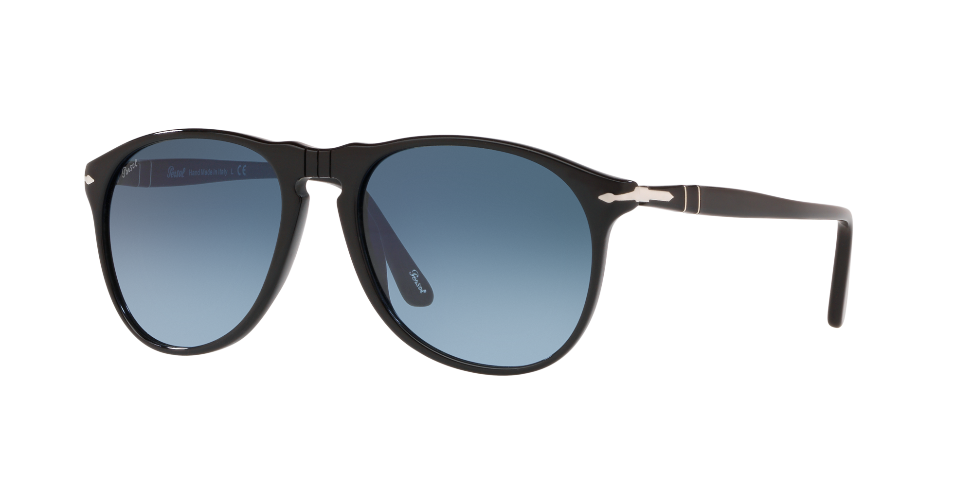 PERSOL-9649S/S 95/Q8 BLACK(AZURE GRADIENT 55*18, Negre, hi-res image number 0