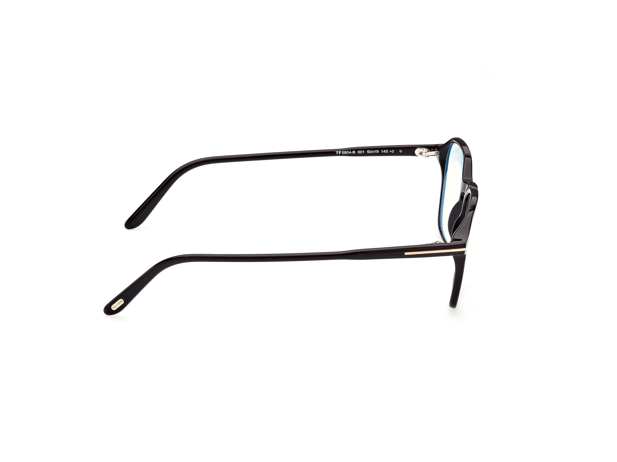 TOMFORD-5804B/G 001 shiny/black 50*19, Negre, hi-res image number 5