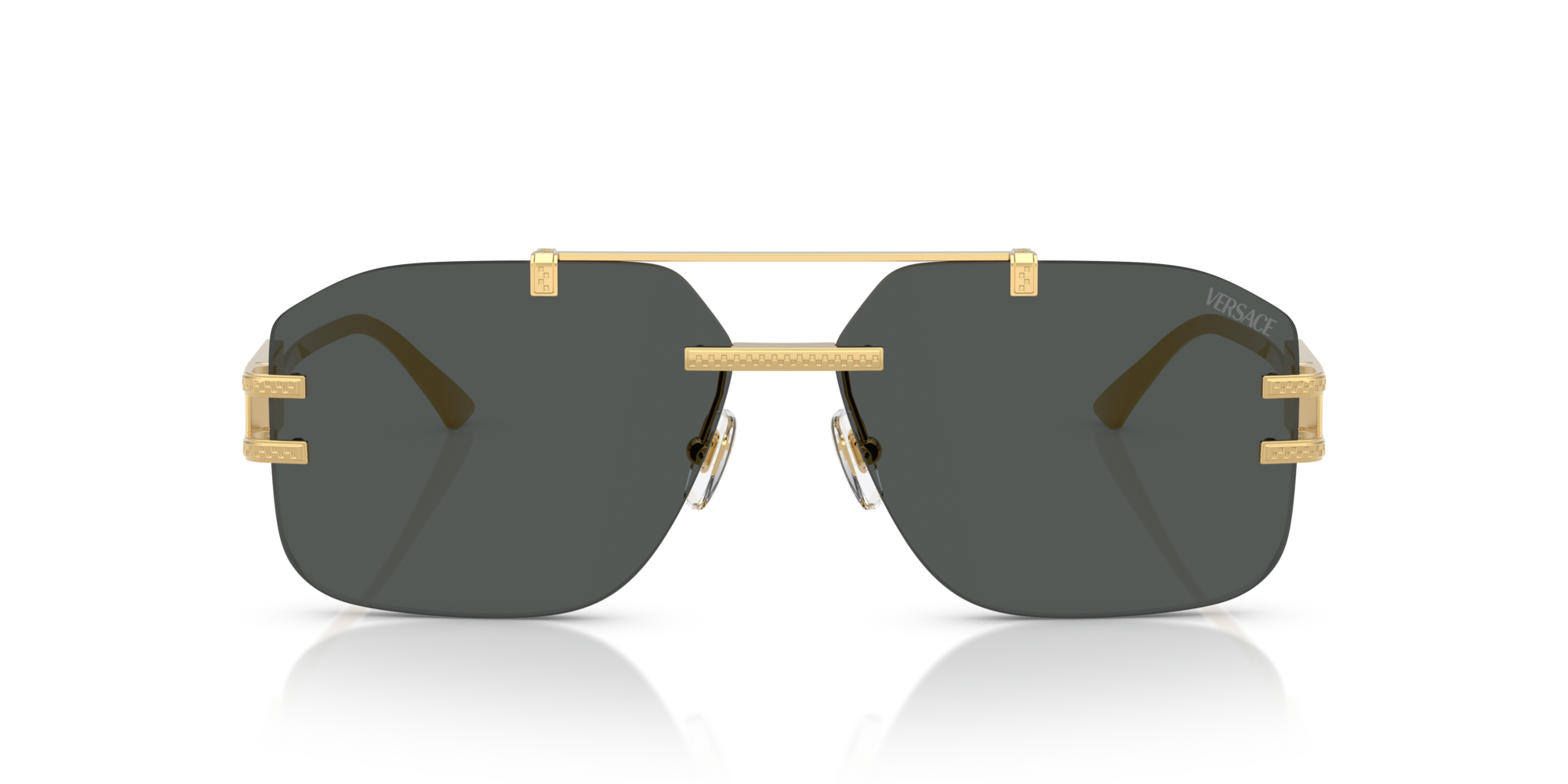 VERSACE-2275/S 100287 GOLD(DARK GREY 60*13, , hi-res image number 1