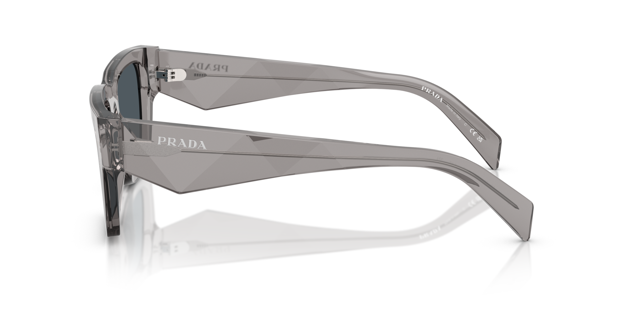 PRADA-A06S/S 16Z70B TRANSPARENT DARK GREY(DARK GREY 50*21, Transparent gris, hi-res image number 2