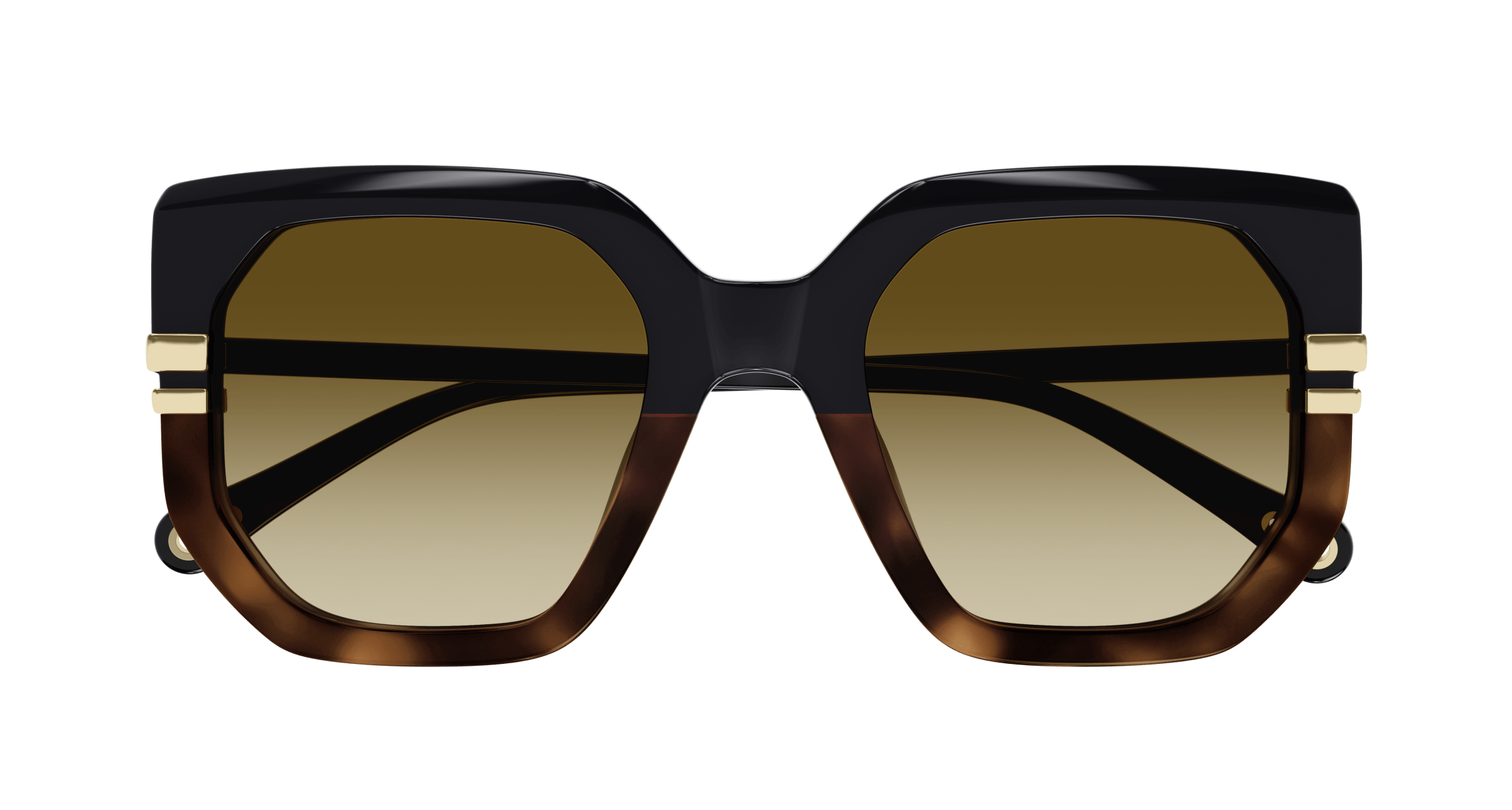 CHLOE-0240S/S 003 BLACK (BROWN) 53*23, Negre | Havana, hi-res image number 1