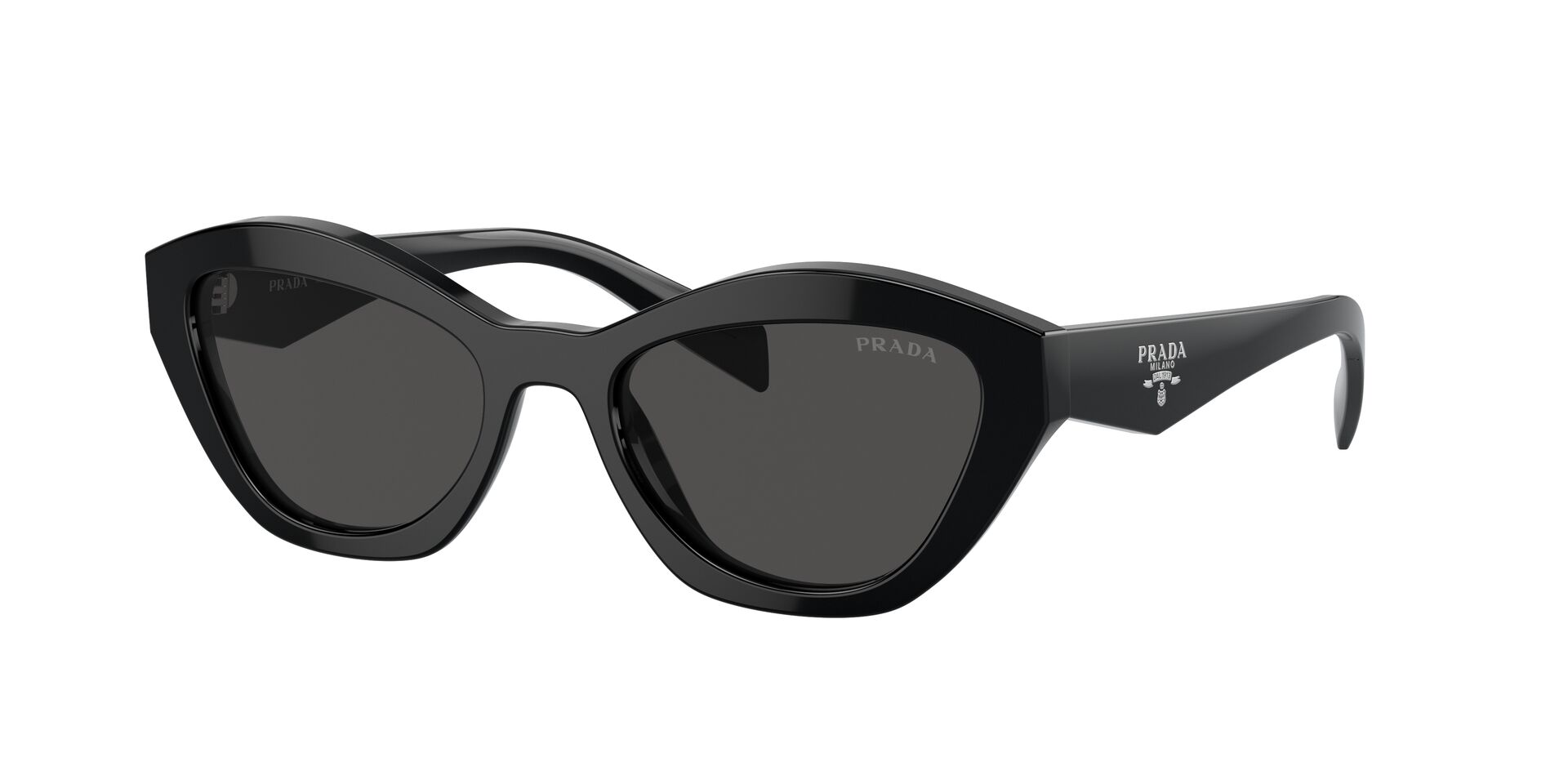 PRADA-A02S/S 16K08Z BLACK(DARK GREY 52*19, Negre, hi-res image number 0