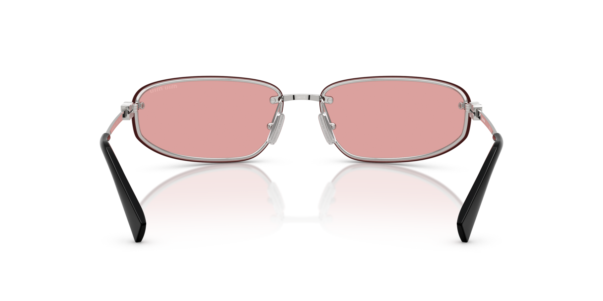 MIUMIU-A50S/S 1BC70J SILVER (PINK MIRROR 69*15, Plata, hi-res image number 2
