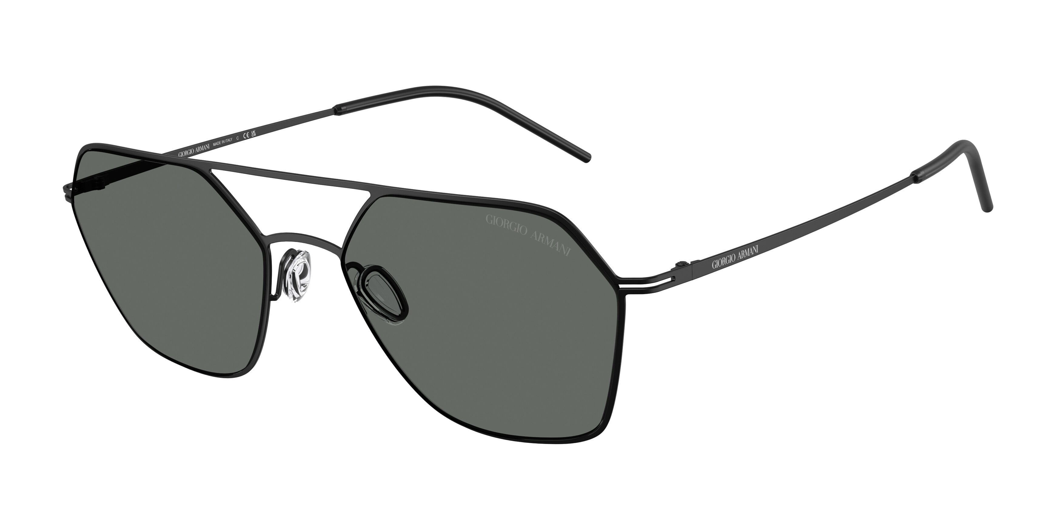 ARMANI-6185/S 300187 MATTE BLACK(DARK GREY 54*18, , hi-res image number 0