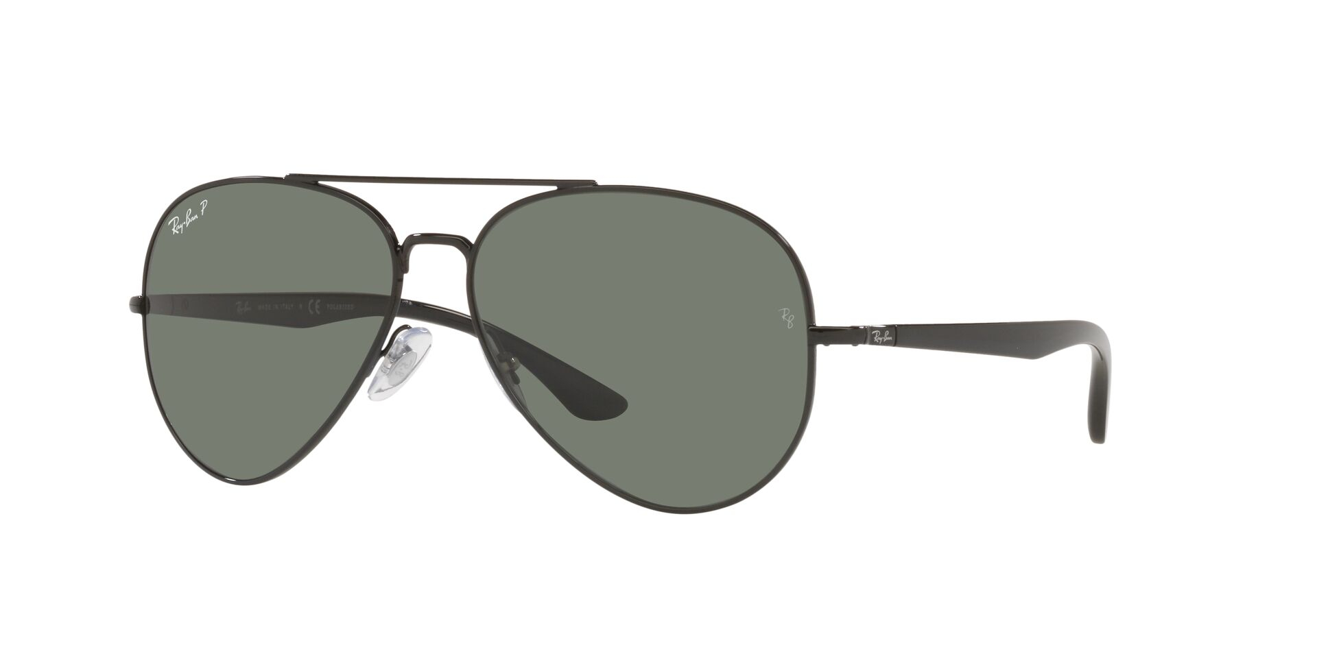 RB-3675 002/58 BLACK(GREEN POLAR 58*14, Negre, hi-res image number 0