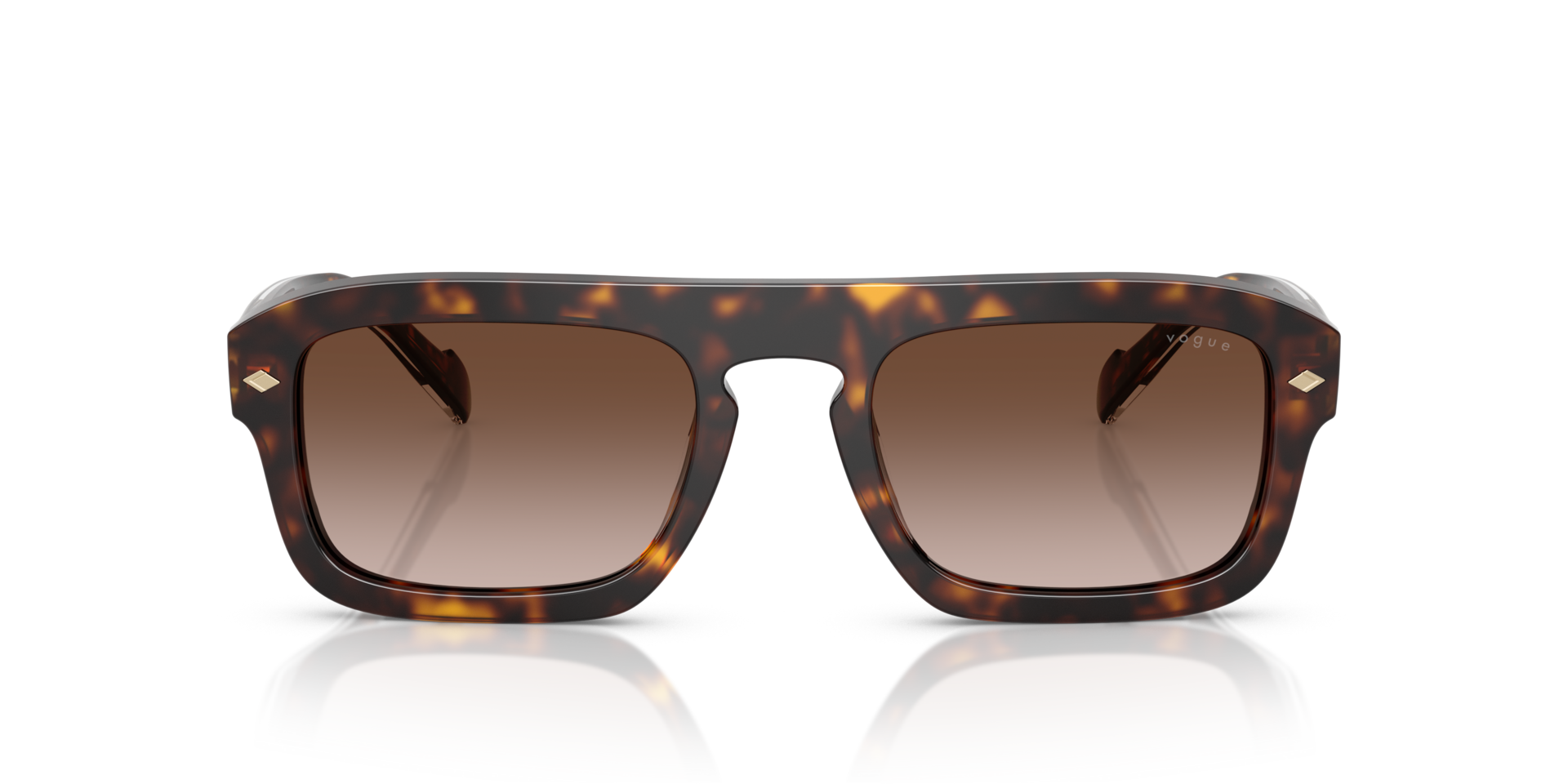 VOGUE-5620S/S W65613 DARK HAVANA(GRADIENT BROWN 53*21, , hi-res image number 1