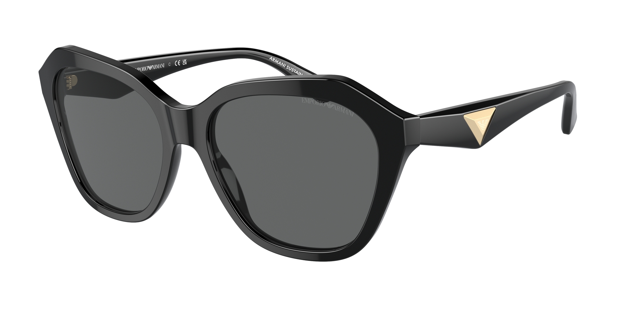 EMPORIO-4221/S 501787 SHINY BLACK(DARK GREY 56*17, , hi-res image number 0
