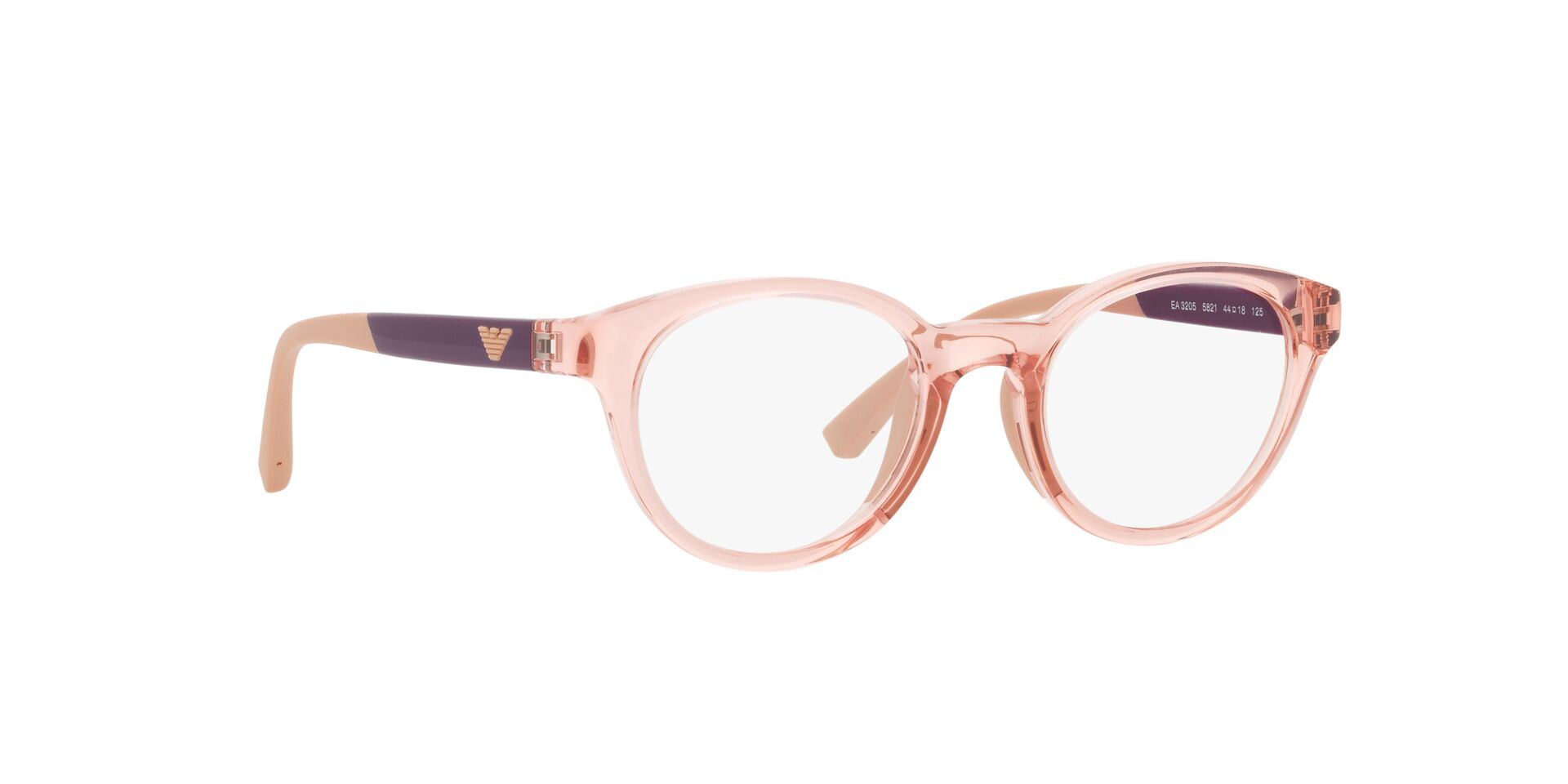 EMPORIO-KIDS-3205/G 5544 SHINY TRANSPARENT PINK 46*18, Rosa-Transparent, hi-res image number 3 EMPORIO-KIDS-3205/G 5544 SHINY TRANSPARENT PINK 46*18, Rosa-Transparent, hi-res image number 3
