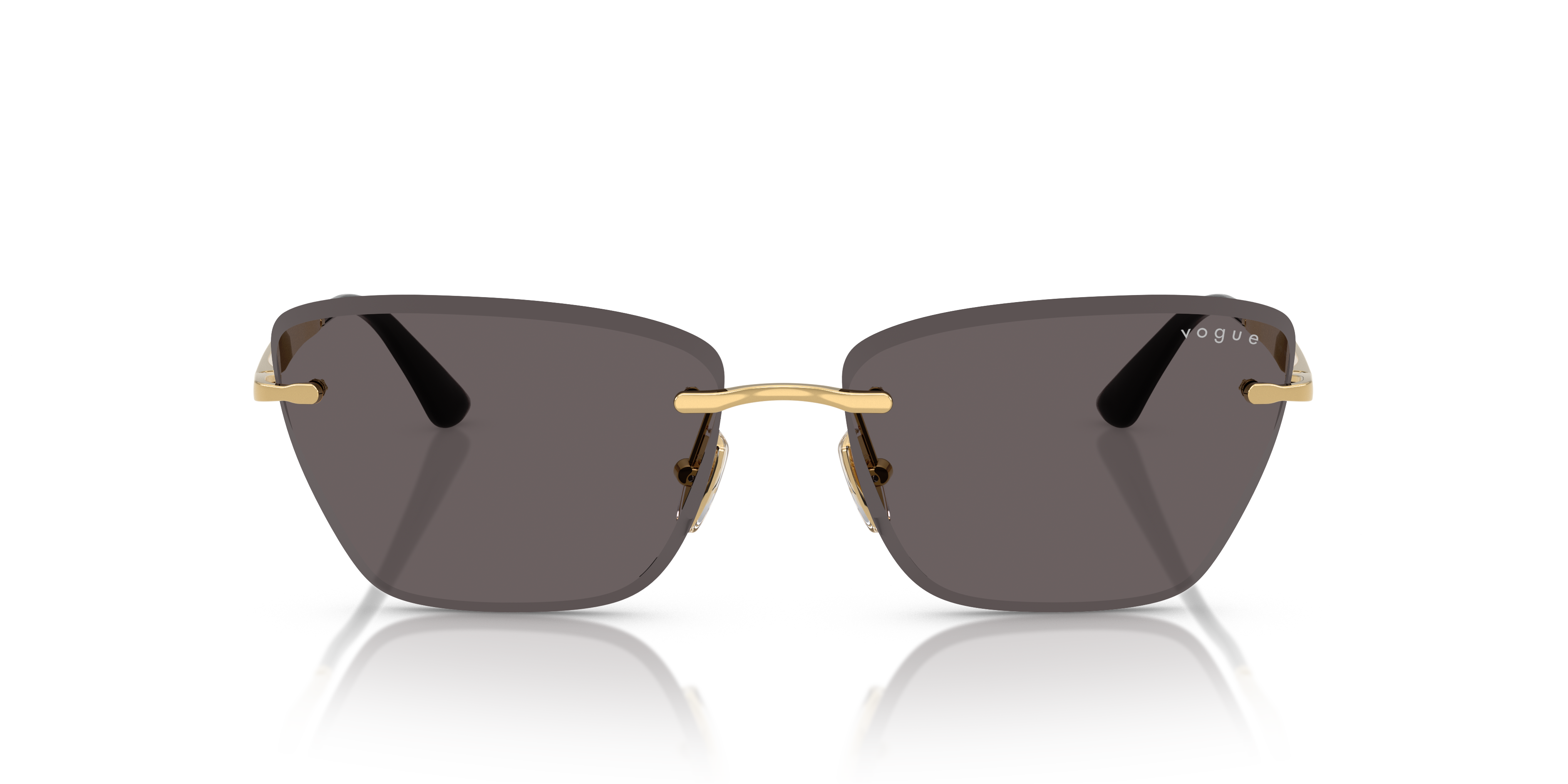 VOGUE-4332S/S 280/87 GOLD (BLACK SMOKE 59*15, , hi-res image number 1