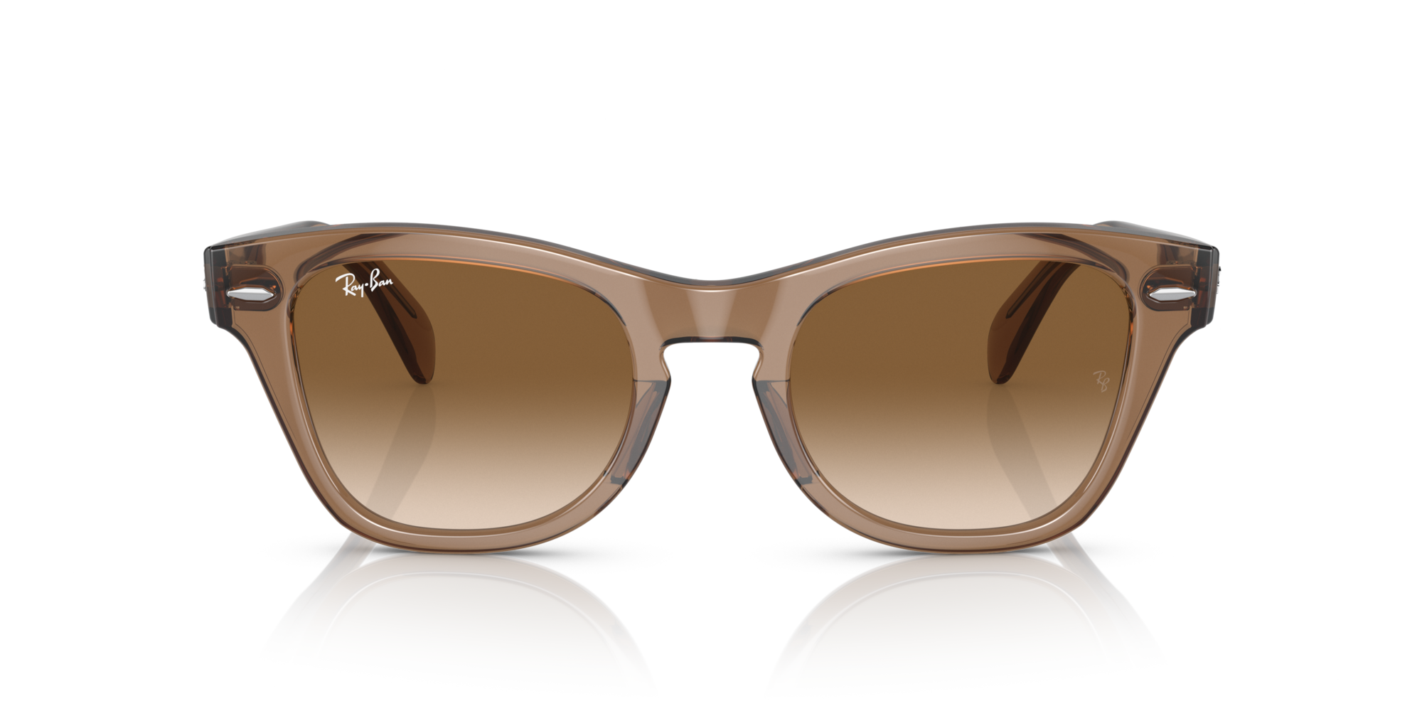 RB-0707S 664051 TRANSPARENT LIGHT BROWN(CLEAR GRADIENT BROW 53*21, Marró, hi-res image number 1